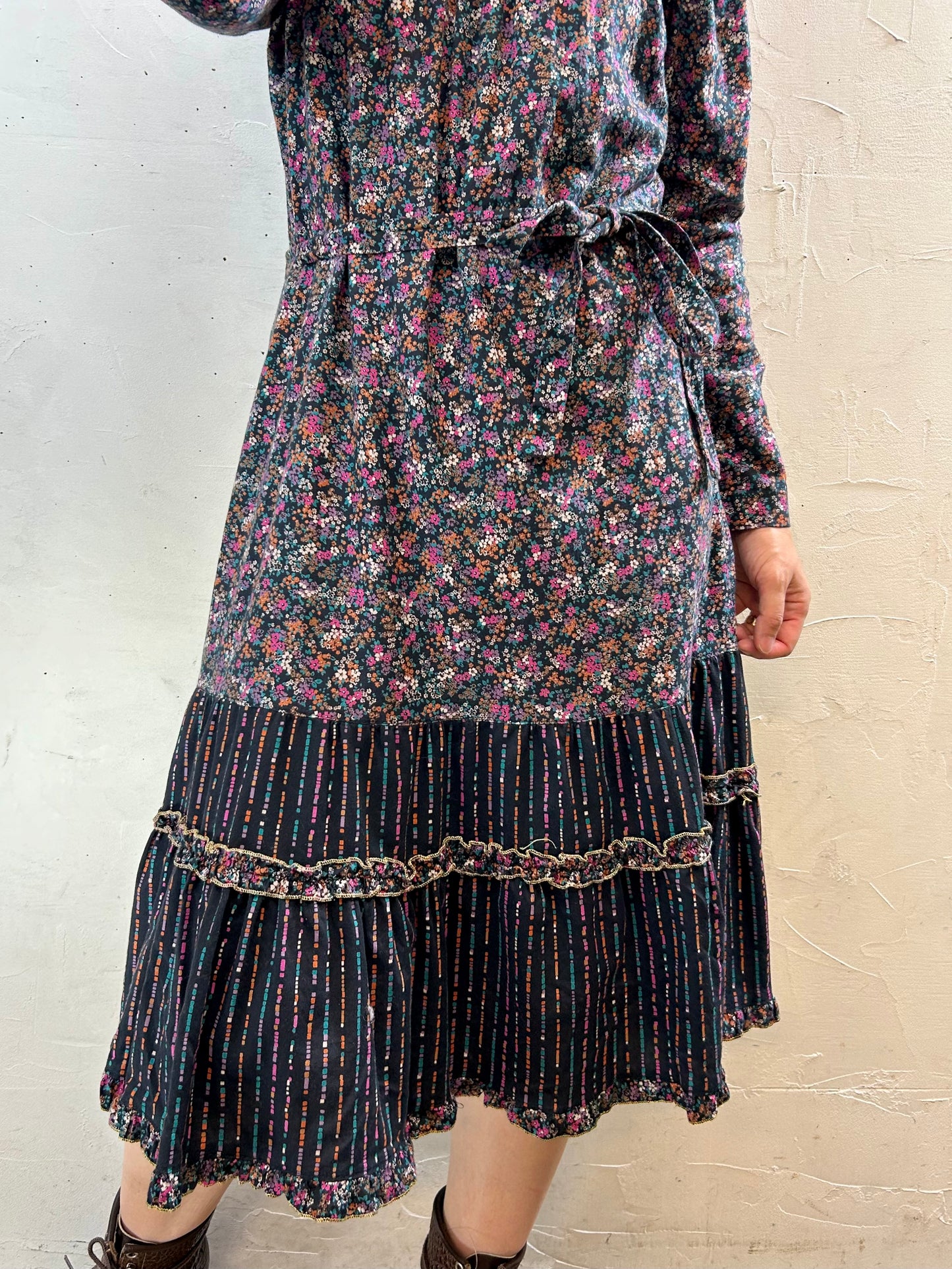 ’70s Vintage Dress [I28410]