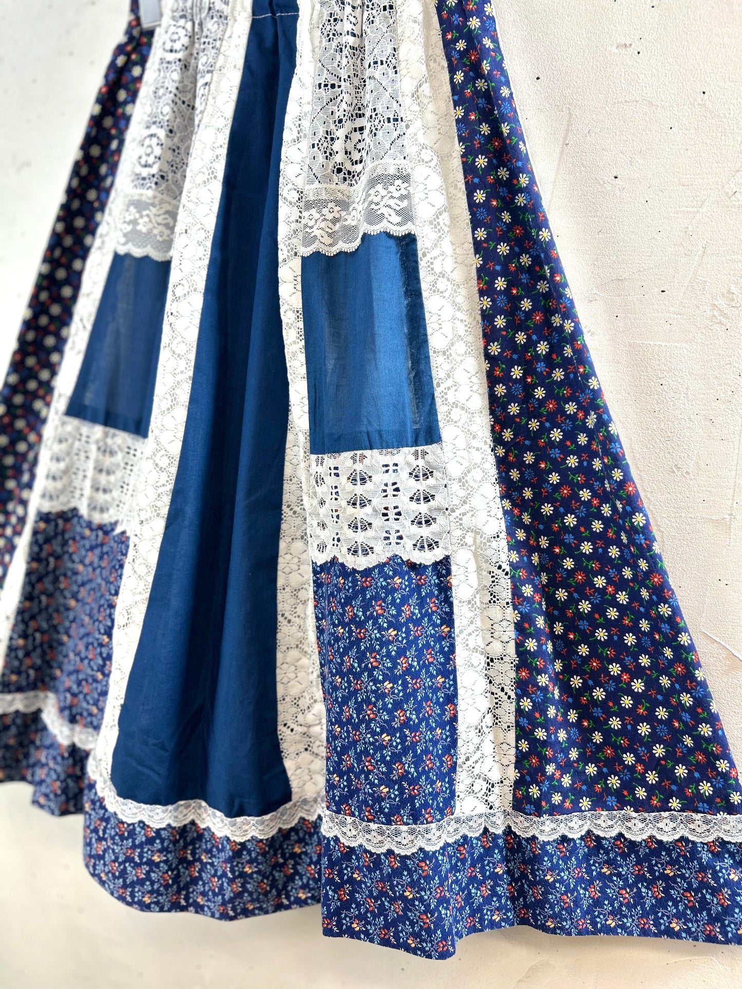 '70sVintage Patchwork Skirt [D29938]