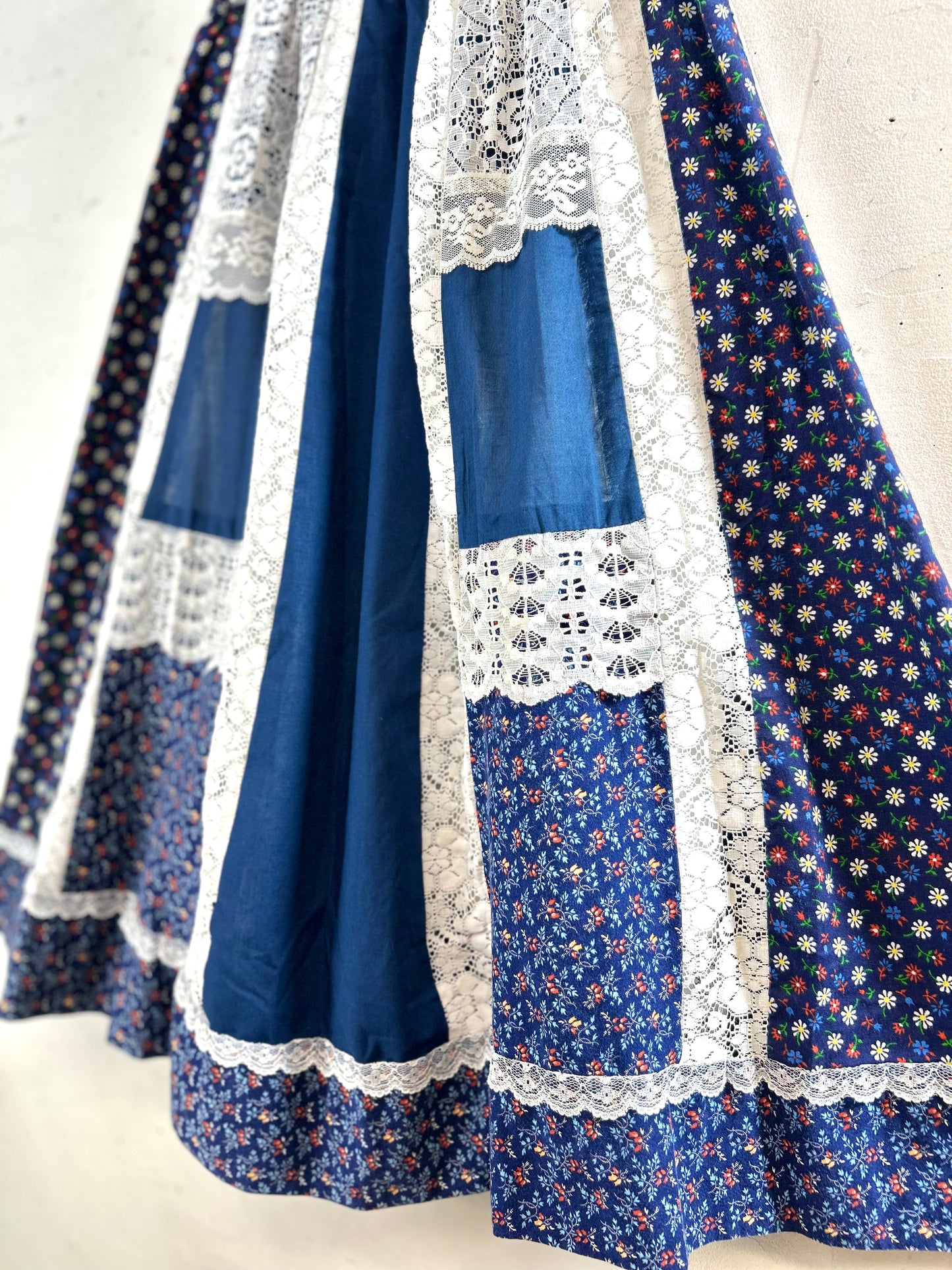 '70sVintage Patchwork Skirt [D29938]