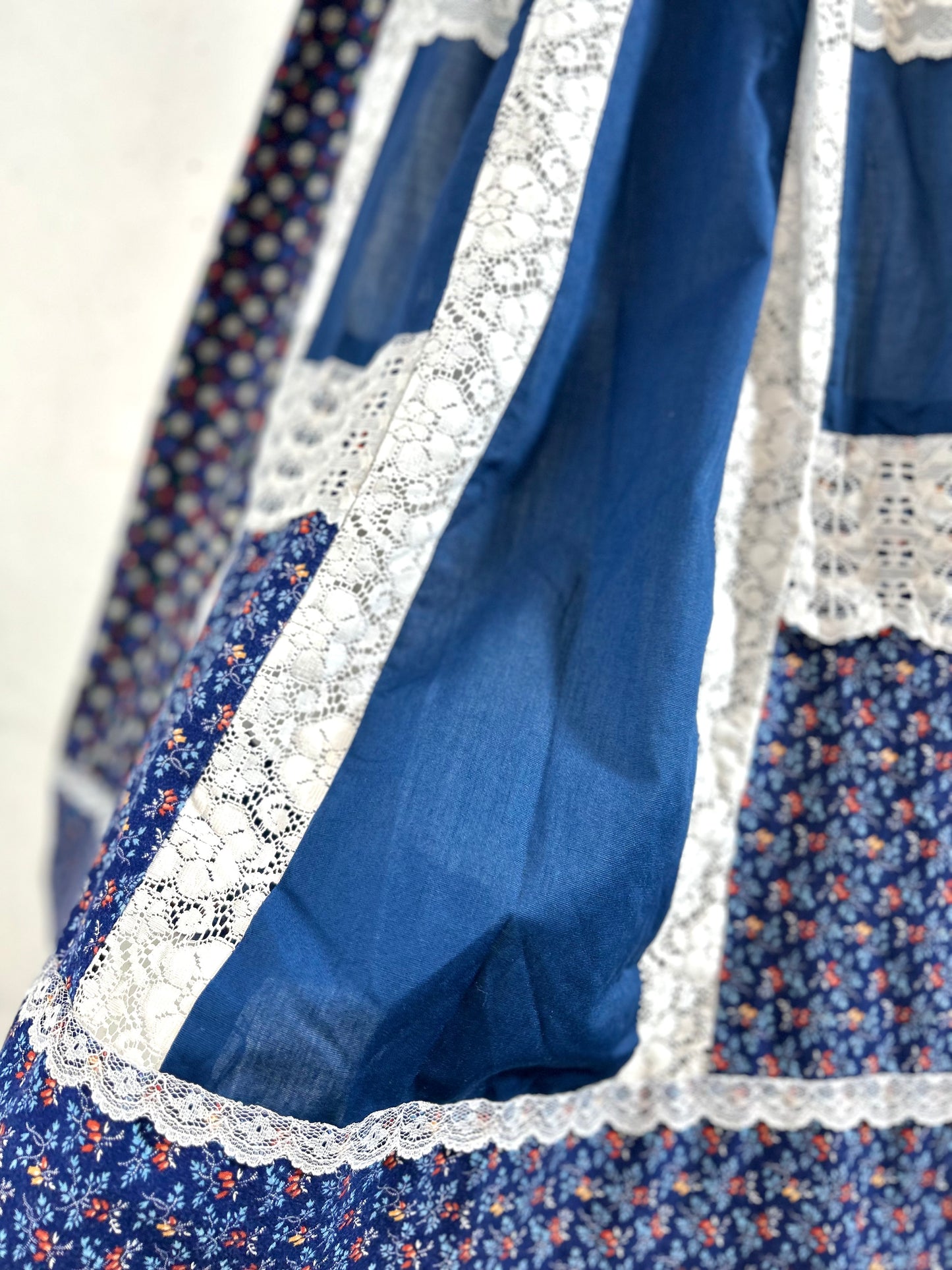 '70sVintage Patchwork Skirt [D29938]