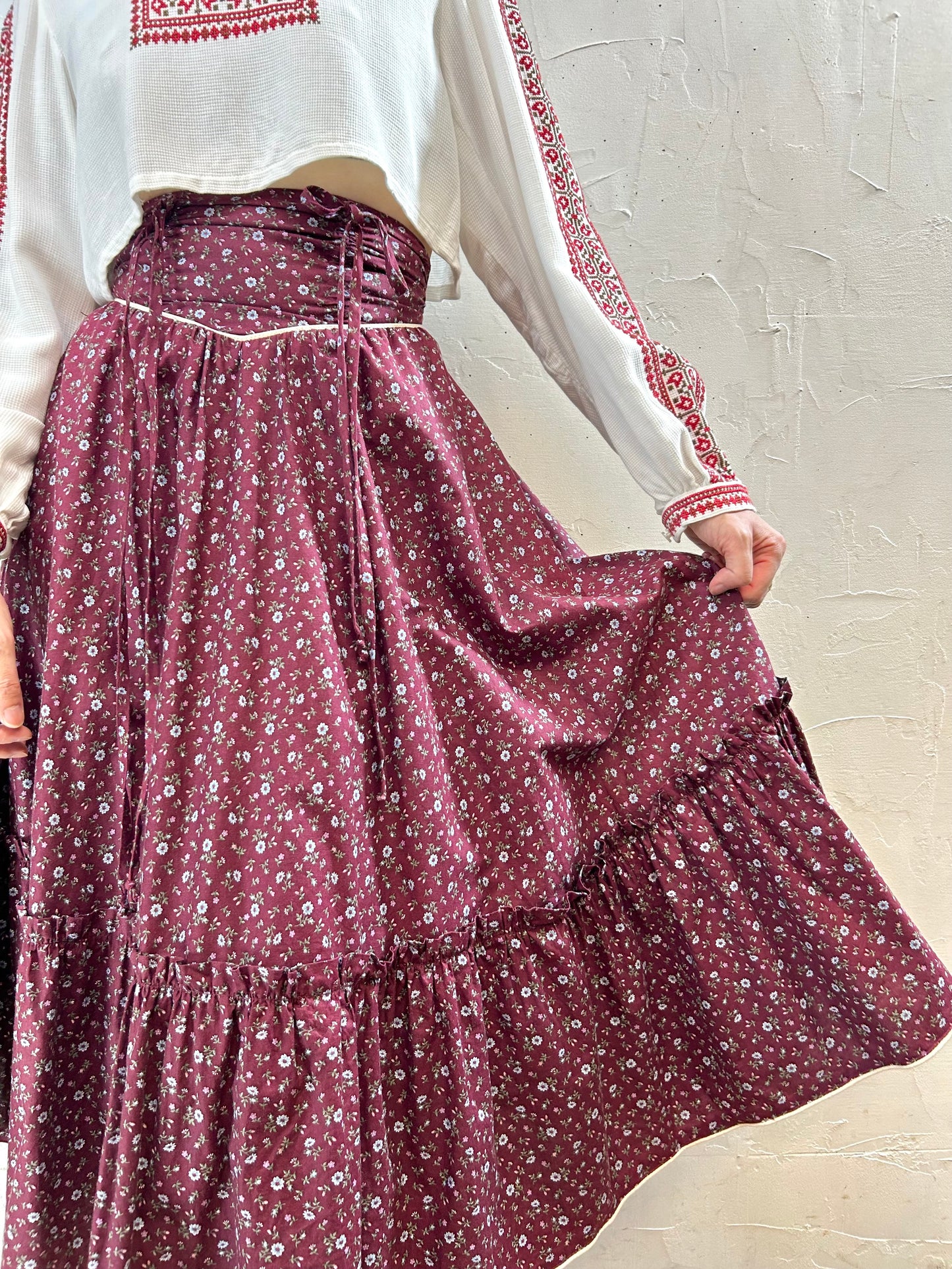 '70s Vintage Skirt 〜GUNNIES〜 [G28013]