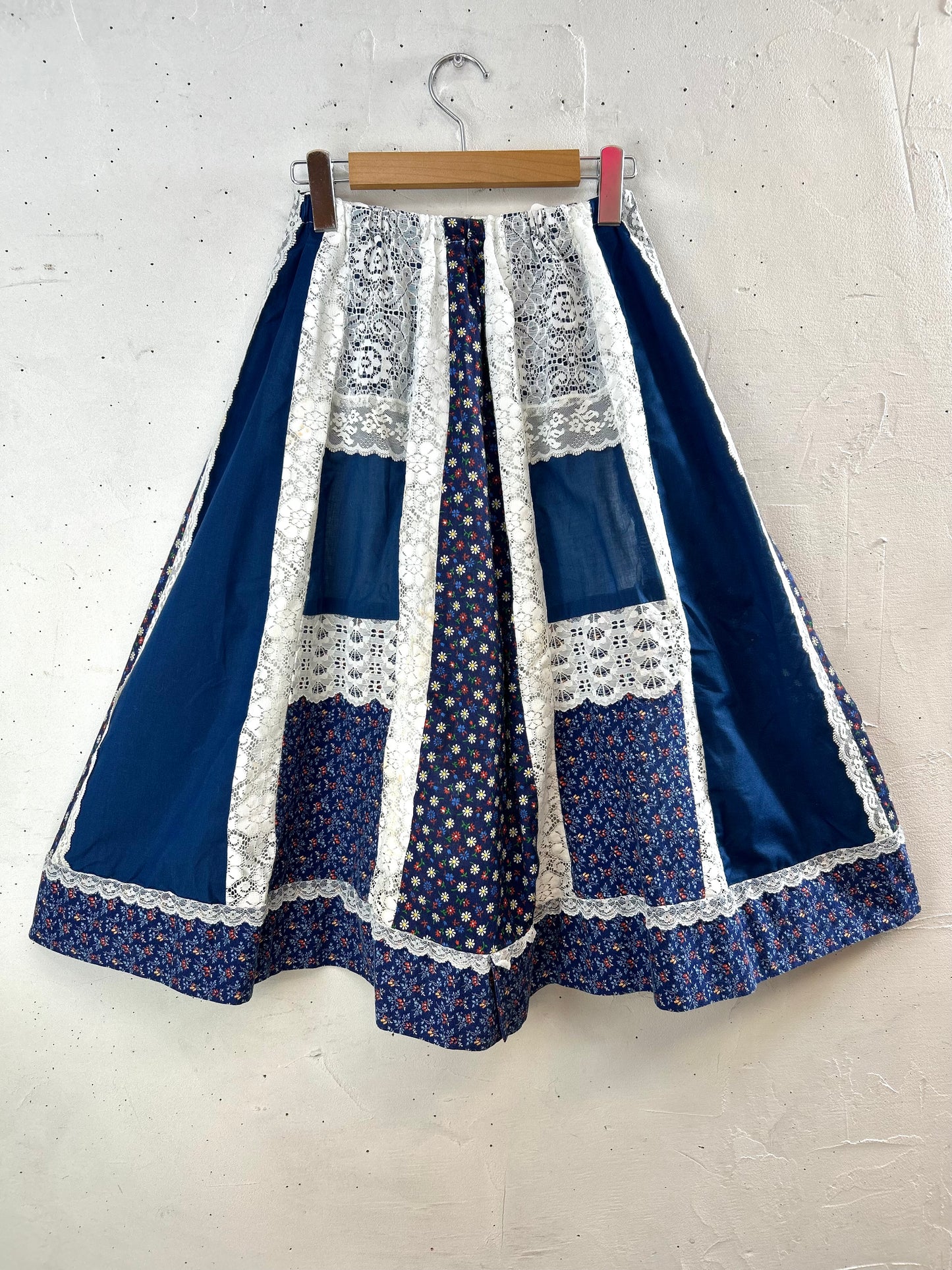 '70sVintage Patchwork Skirt [D29938]