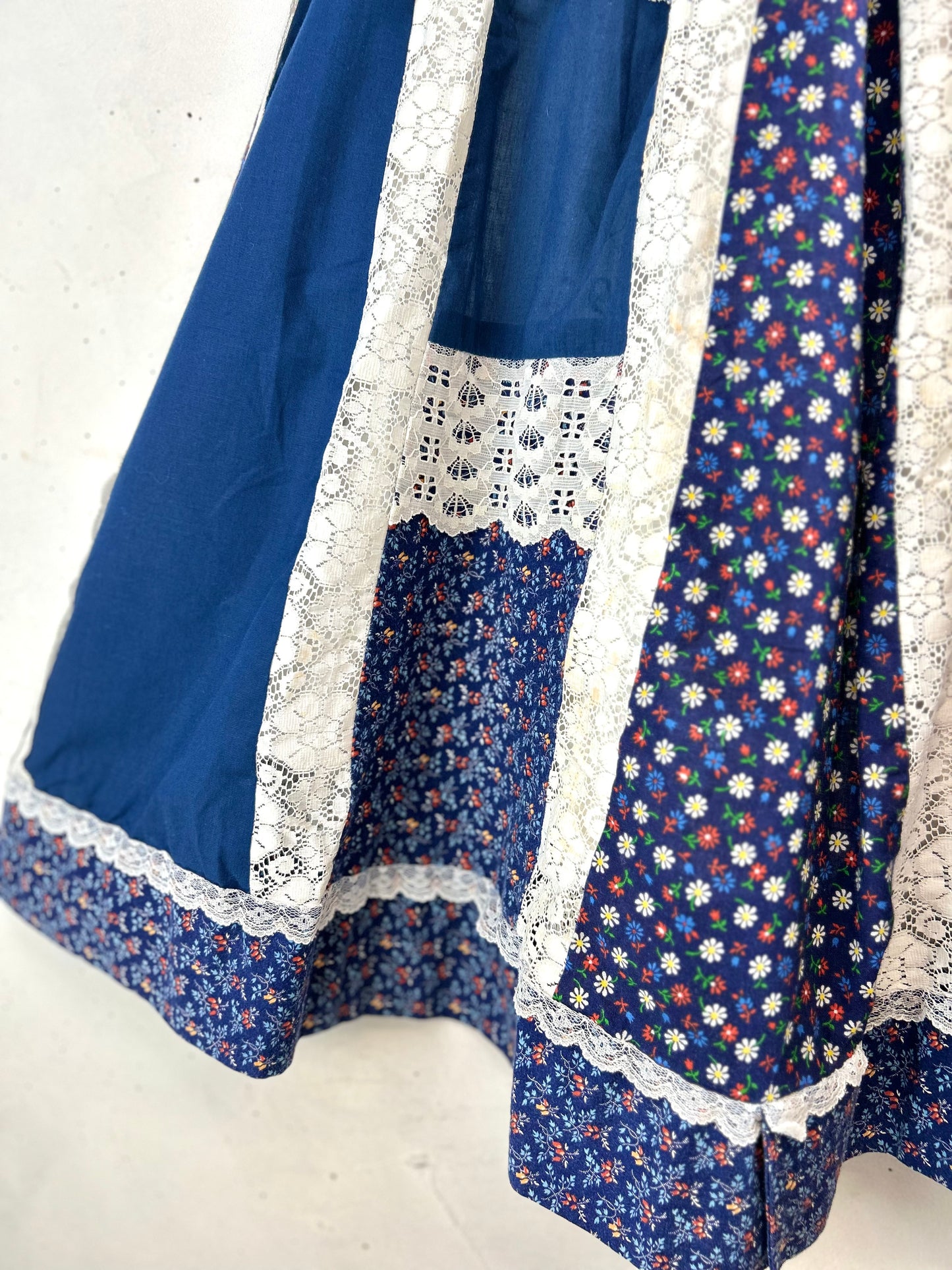 '70sVintage Patchwork Skirt [D29938]