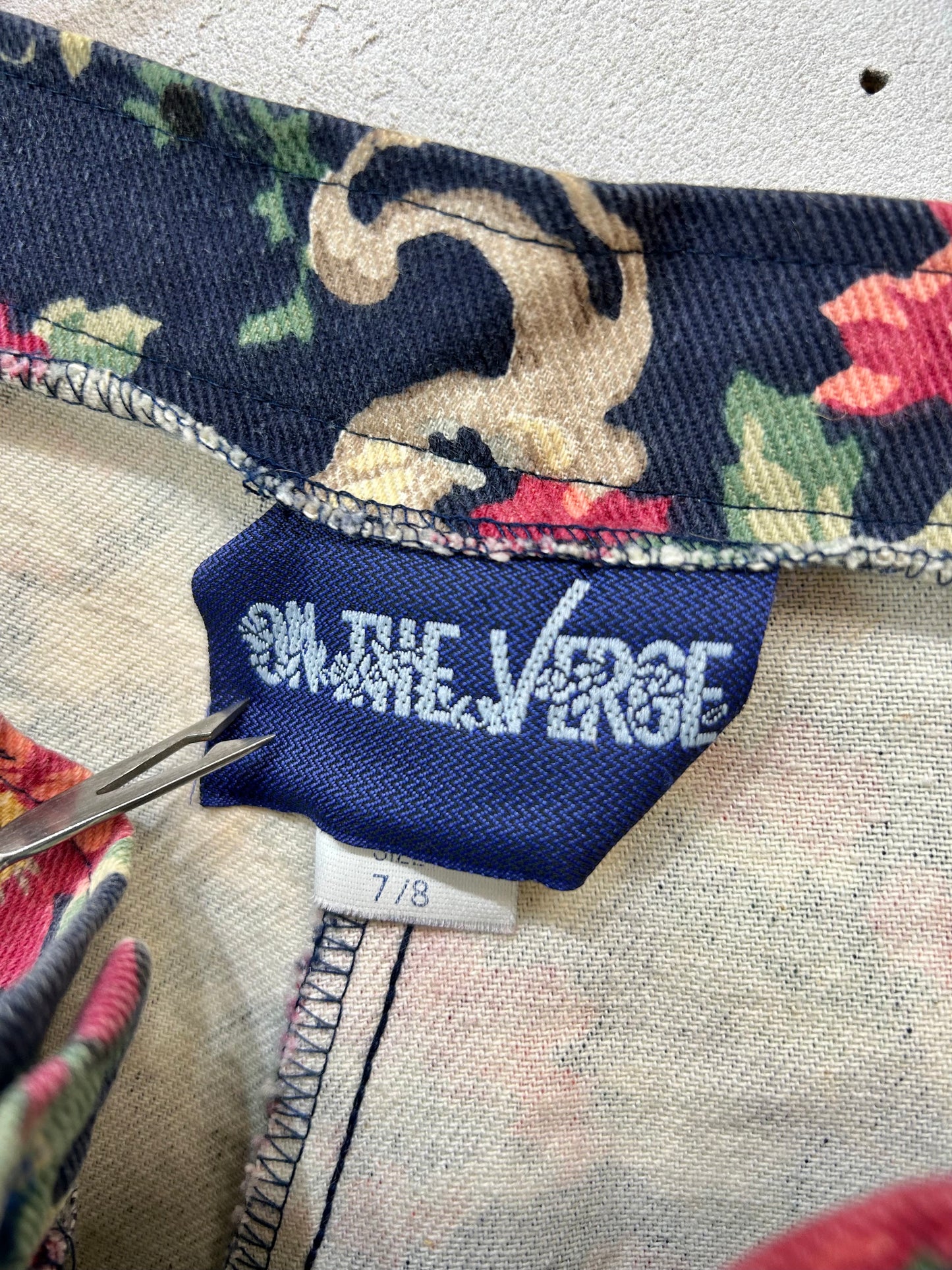 Vintage Flower Pants MADE IN USA [K25349]