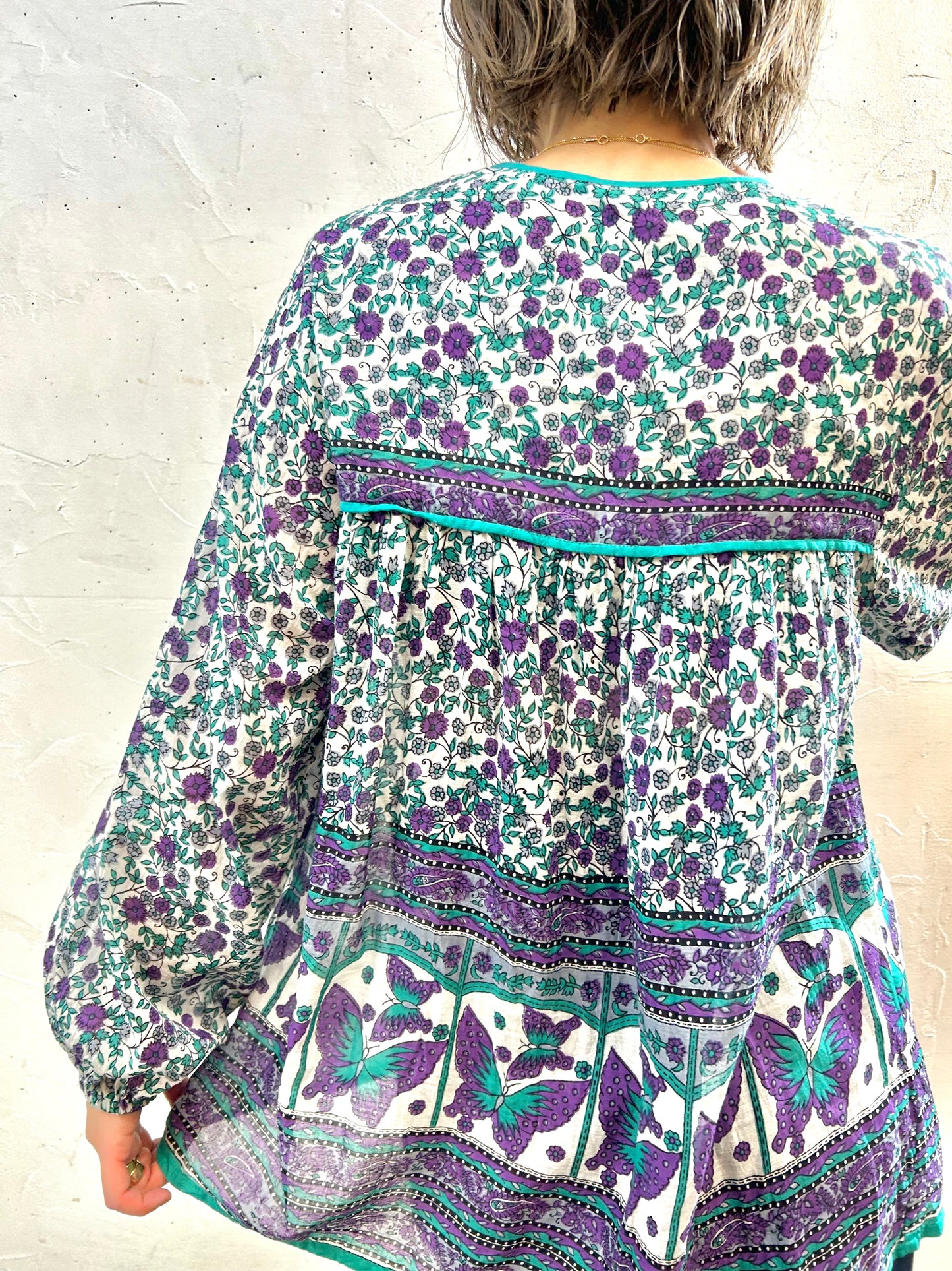 Vintage Indian Cotton Tunic [F27720]