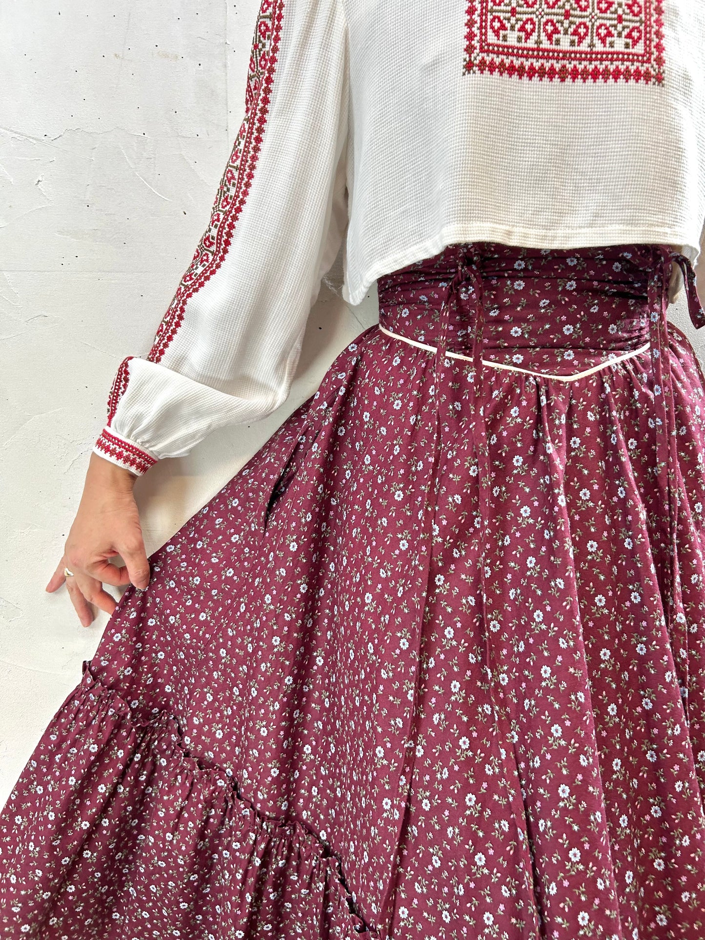 '70s Vintage Skirt 〜GUNNIES〜 [G28013]