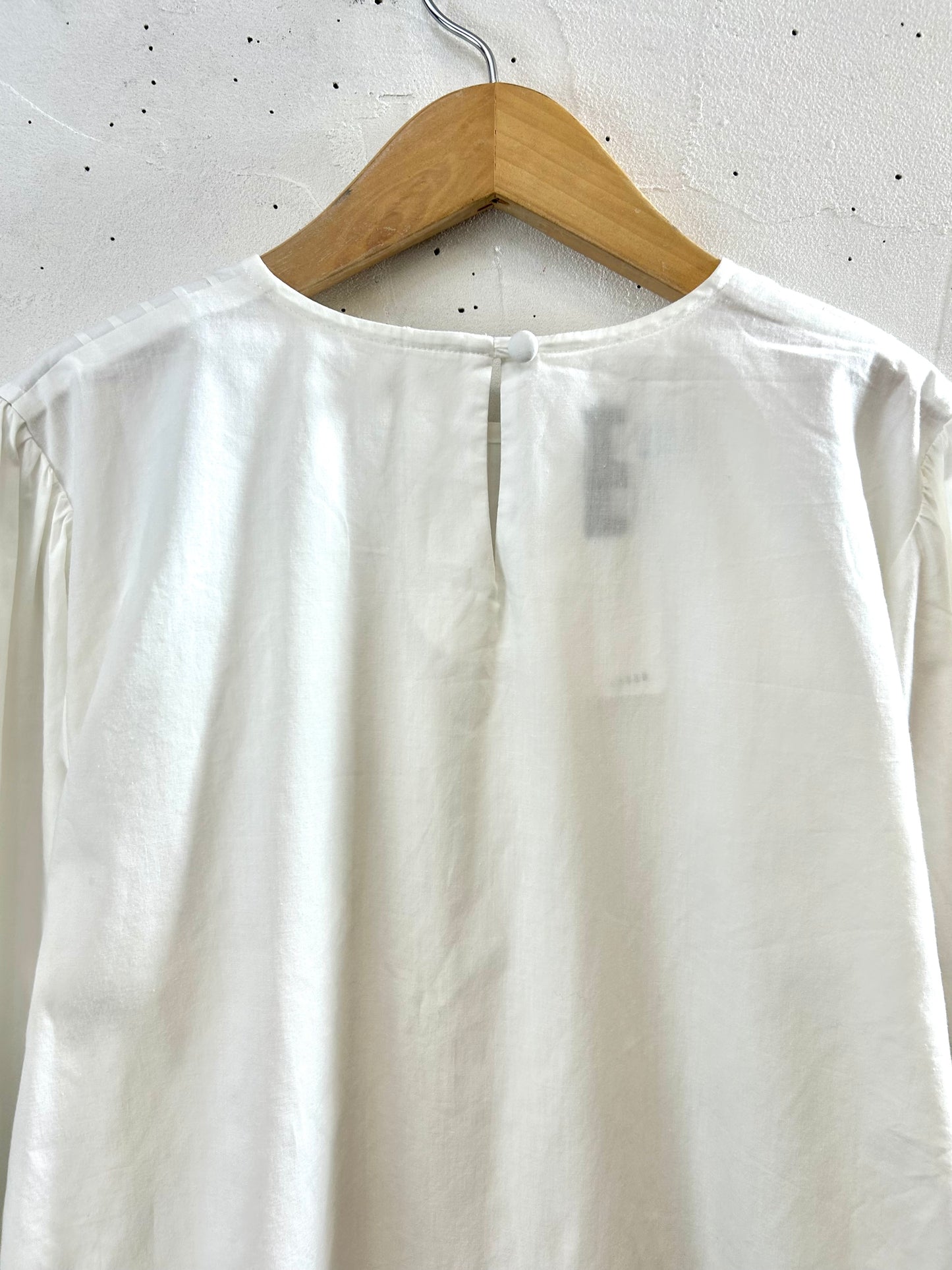 Vintage White Blouse　 [I28401］