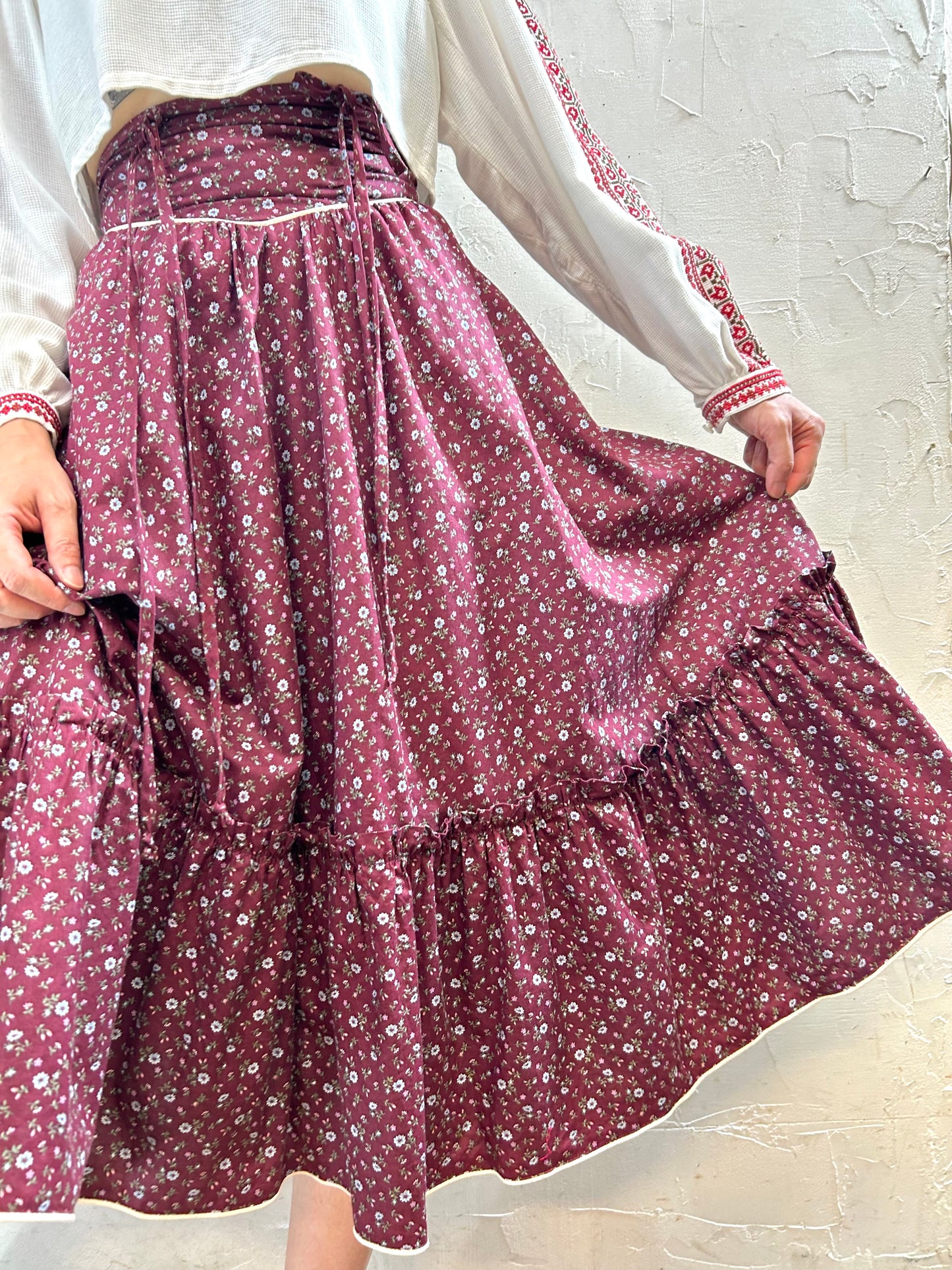 '70s Vintage Skirt 〜GUNNIES〜 [G28013]