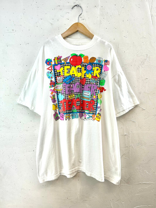 Vintage T-shirt  MADE IN USA [F30378]