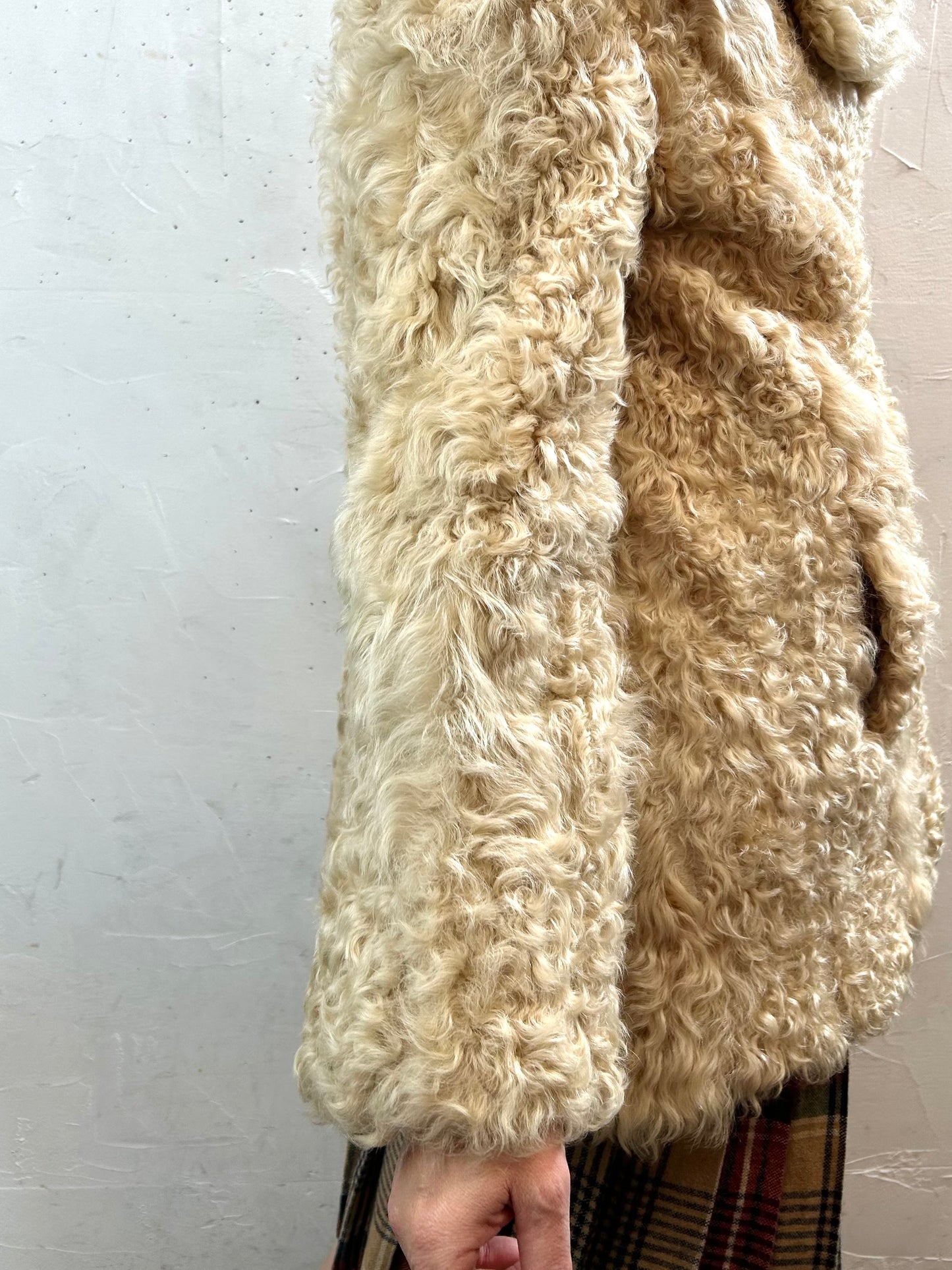 Vintage Poodle Fur Coat  [K29063]