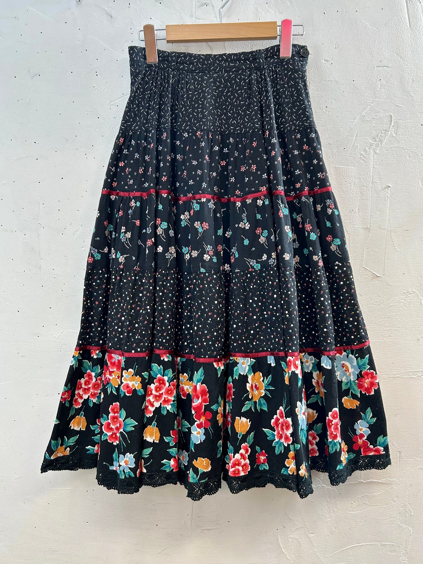 Vintage Tiered Skirt [A29292]