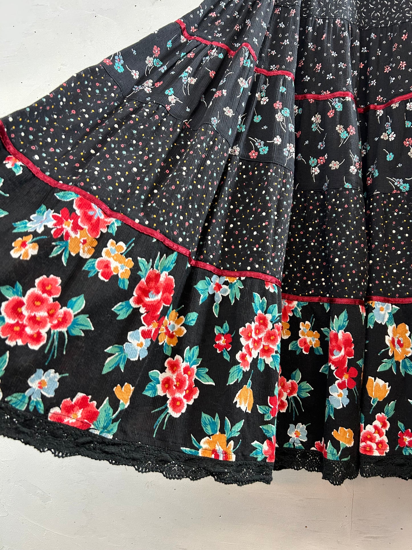 Vintage Tiered Skirt [A29292]