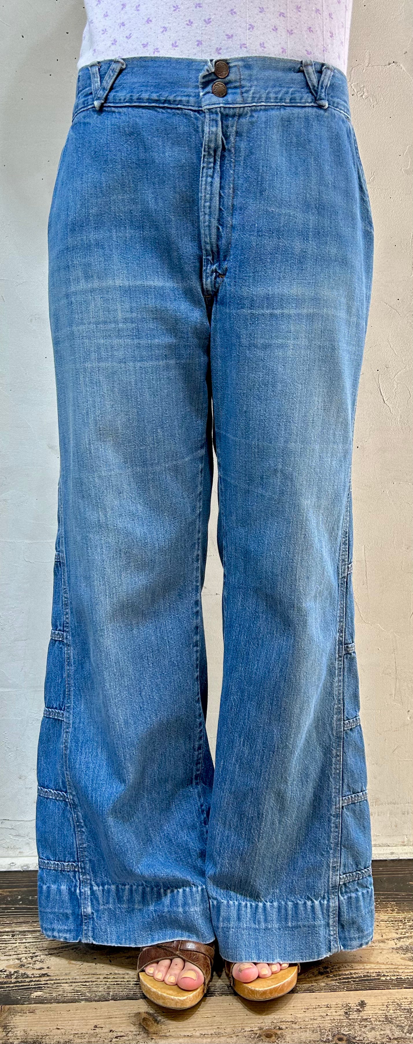 ’70s Vintage Denim Pants 〜h.i.s〜 [J25225]