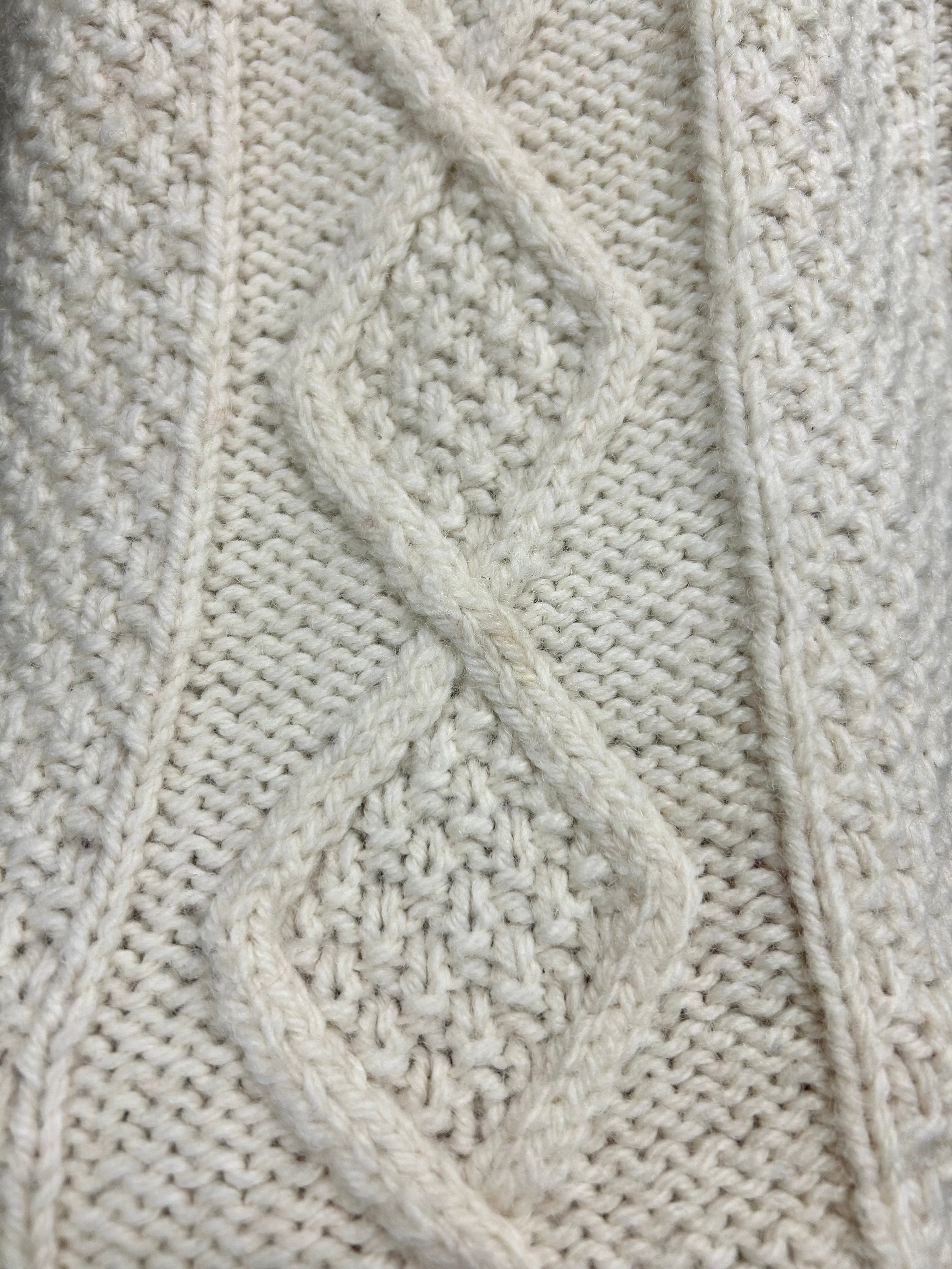 古着　アランニット Vintage Aran Knit Sweater [J28834] – GROGGROG