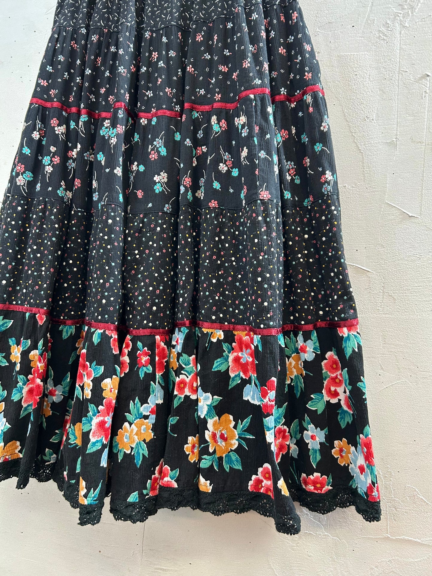 Vintage Tiered Skirt [A29292]