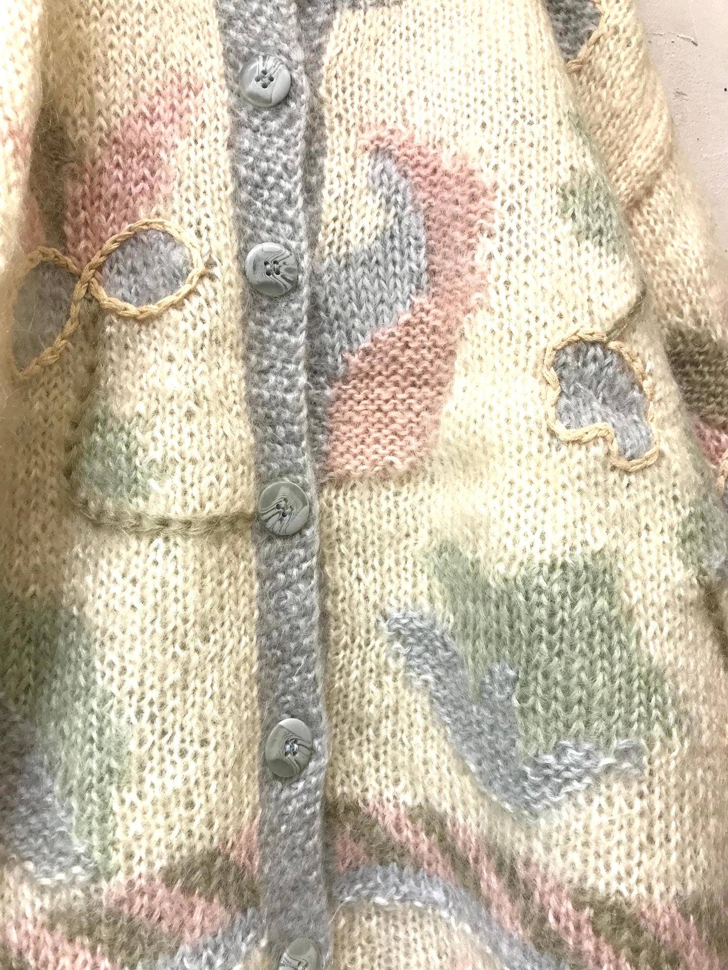 Vintage Hand Knit Cardigan〜LIZ Claiborne〜 [K25521]