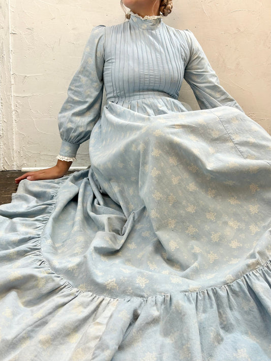 ’60s-’70 Vintage Dress 〜Laura Ashley〜 [H28211]