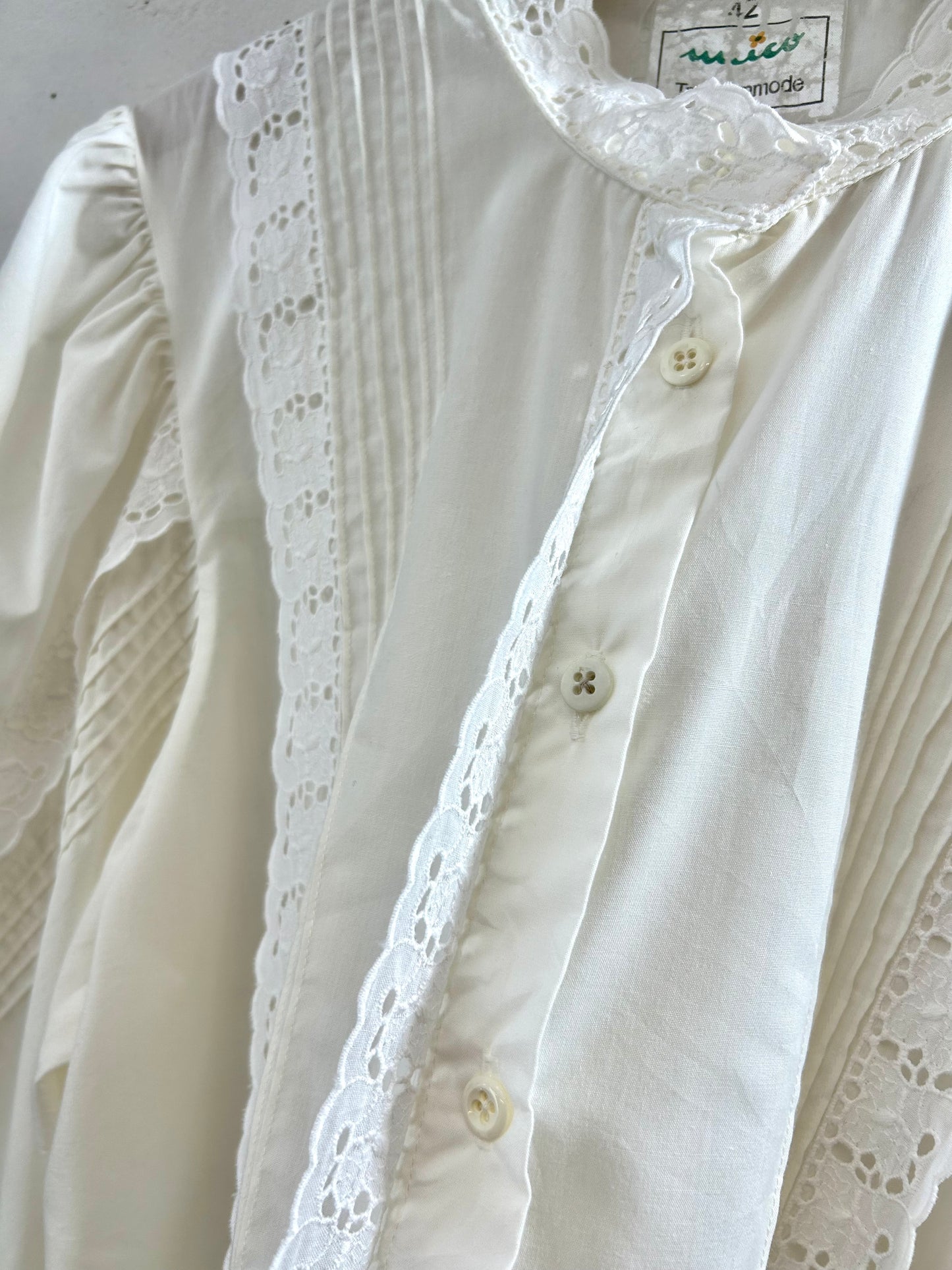 Vintage White Blouse　 [I28399]