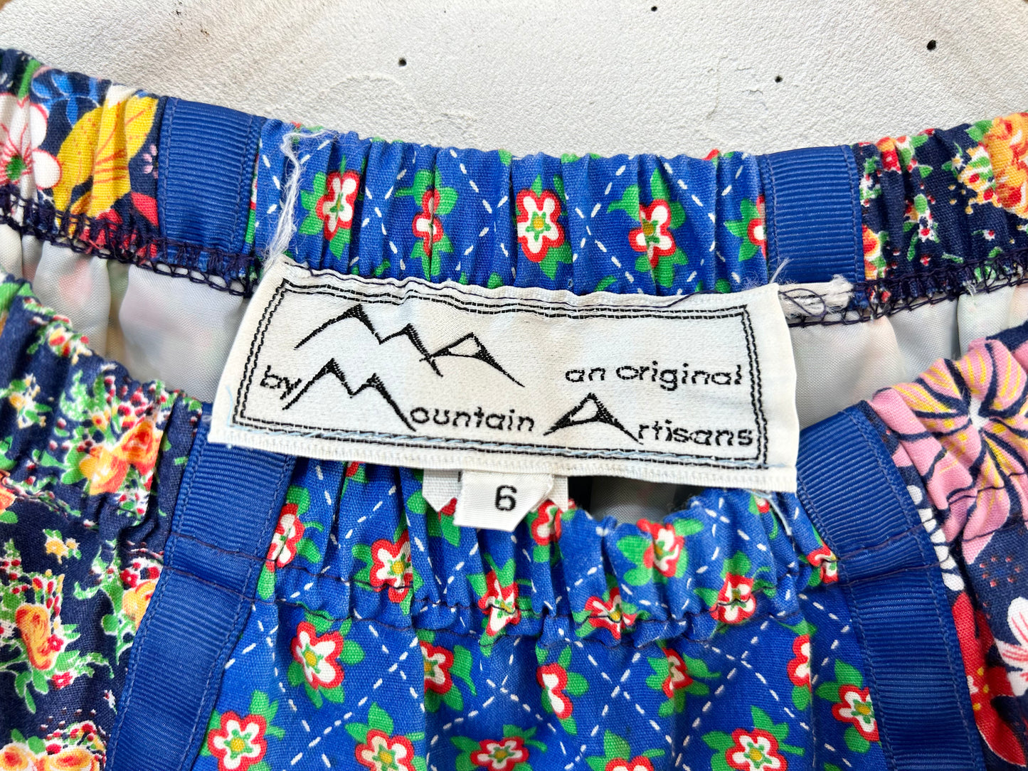 ’70s Vintage Patchwork Skirt [J25224]