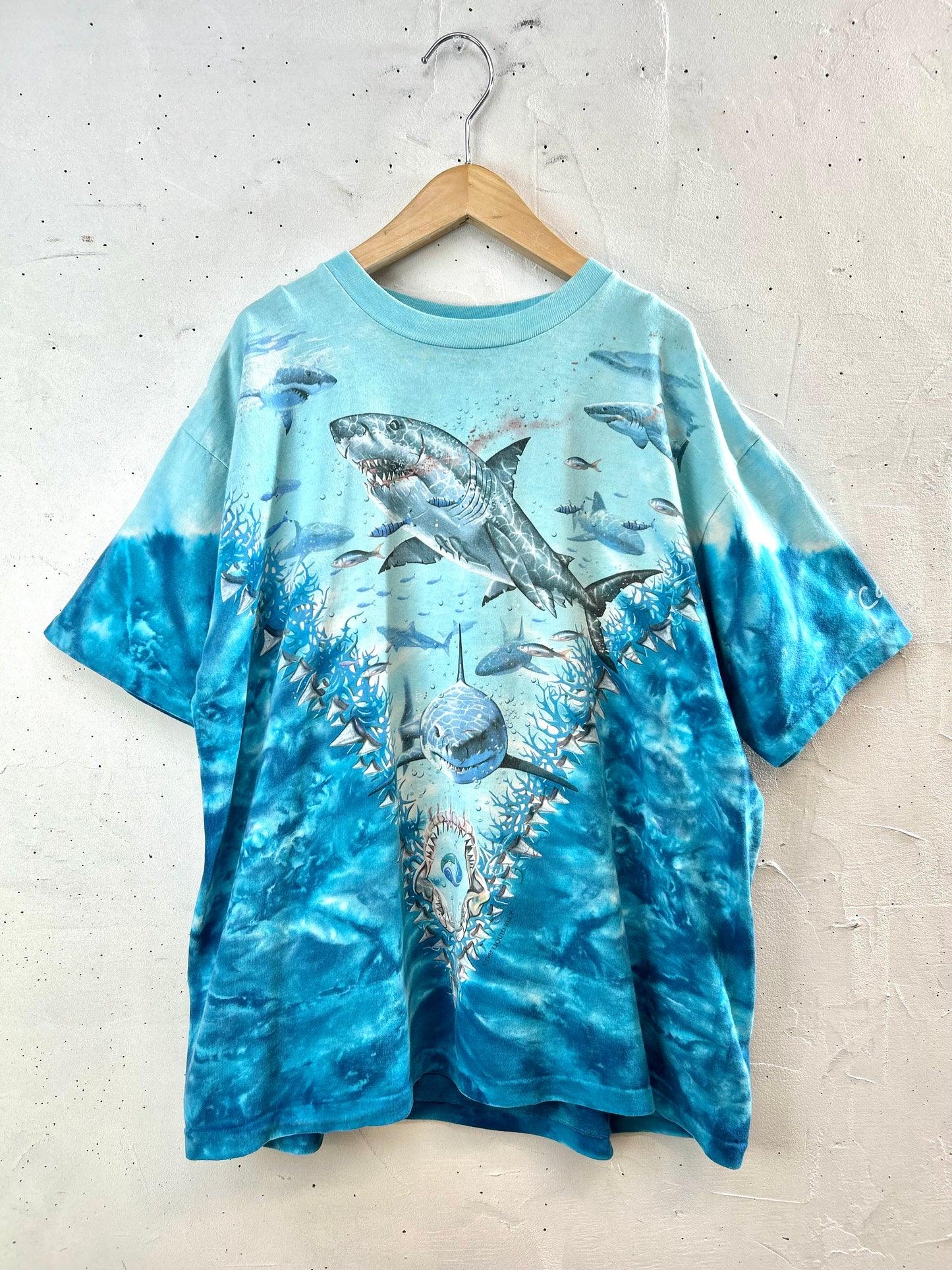 '90s TSHIRT  〜LIQUID BLUE〜 MADE IN USA [E30147]