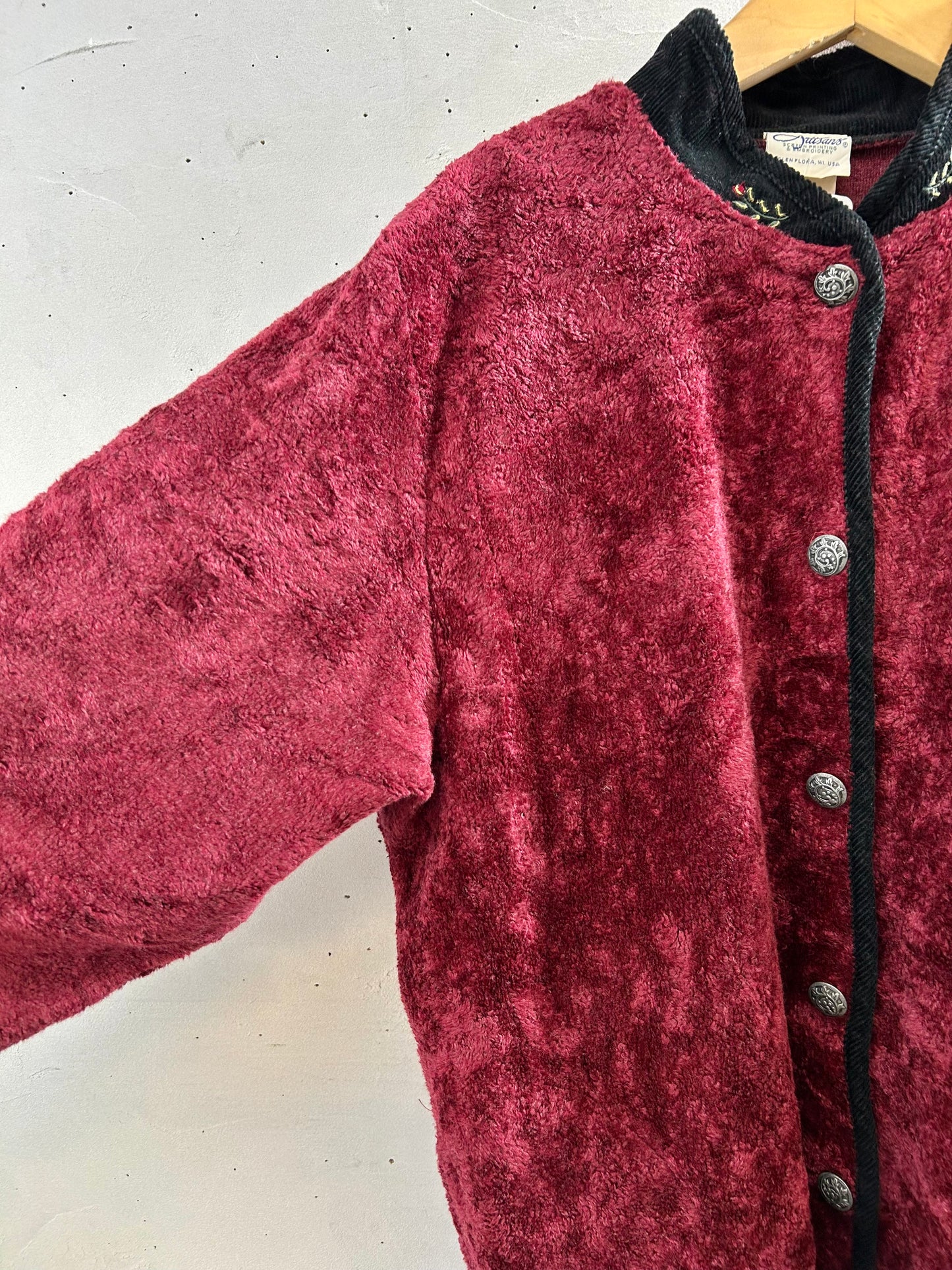 Vintage fleece Jacket USA [I28402]