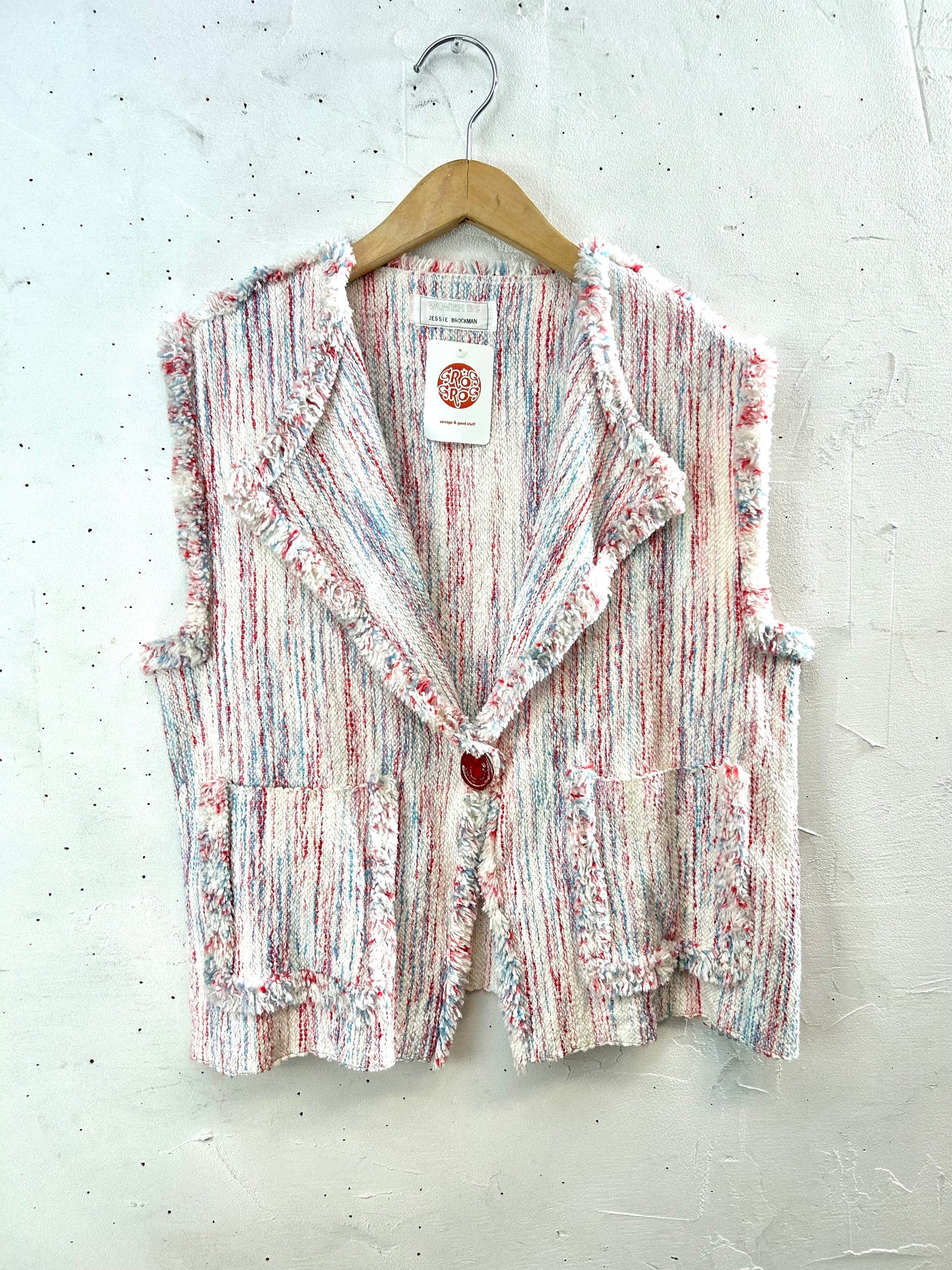 Vintage Hand Woven Vest [L29065]