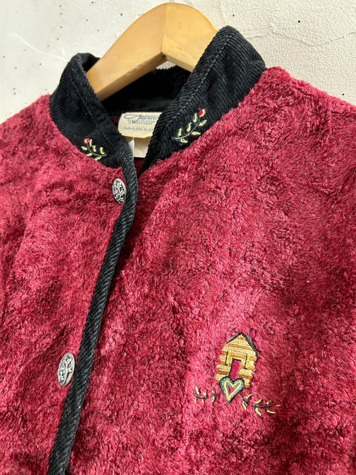 Vintage fleece Jacket USA [I28402]