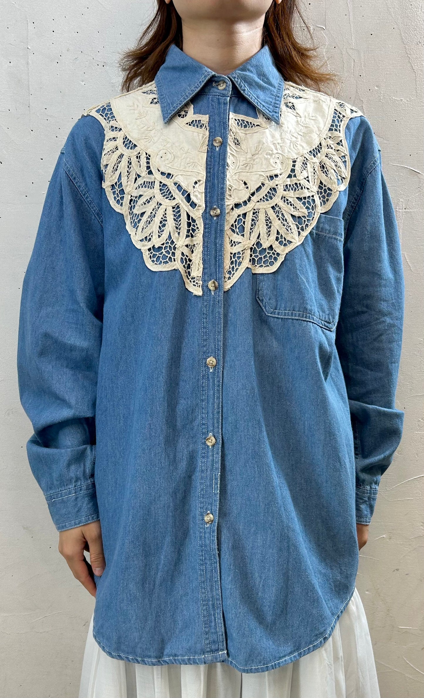 Vintage Custom Denim Shirt [F27556]