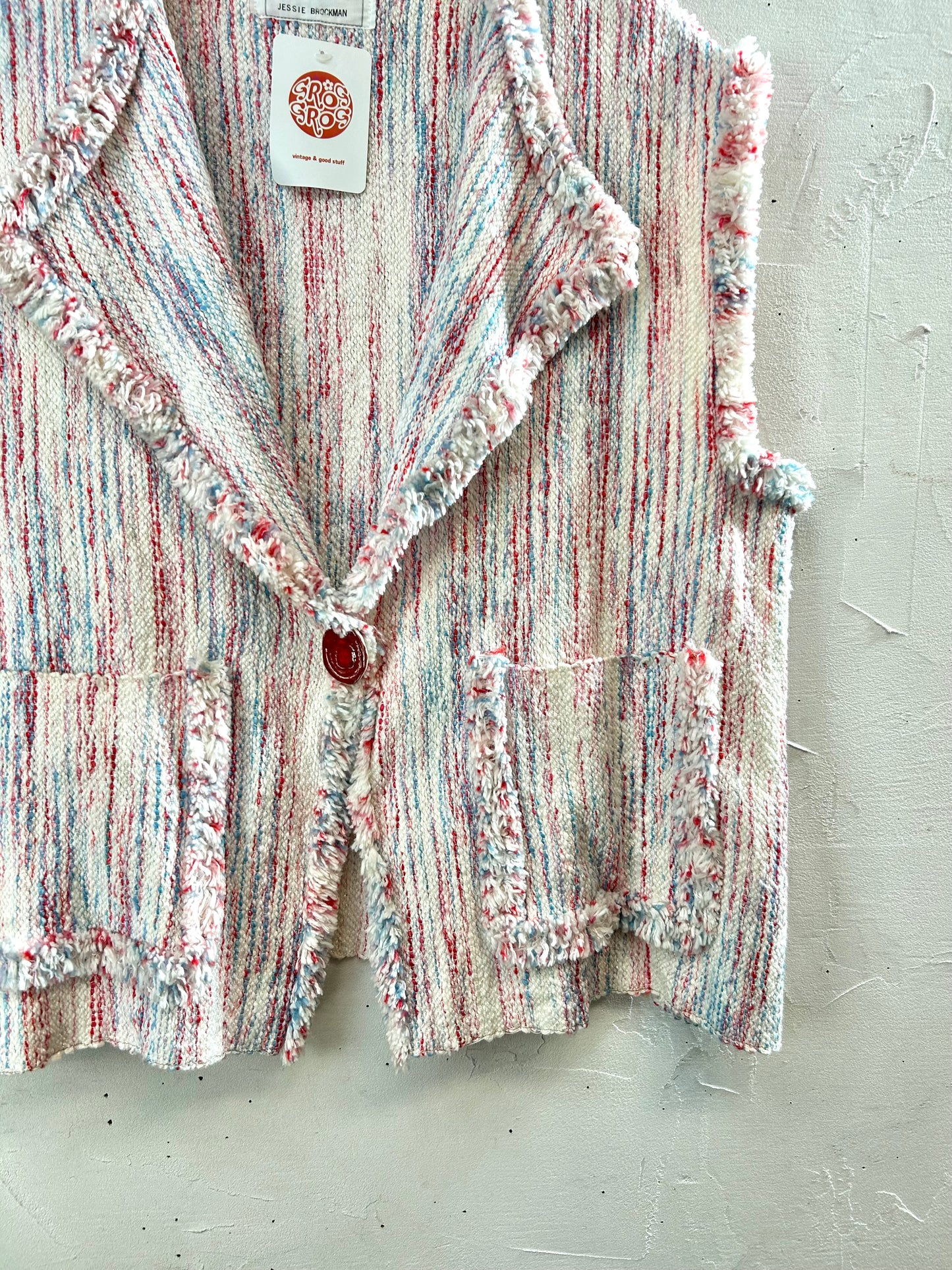 Vintage Hand Woven Vest [L29065]