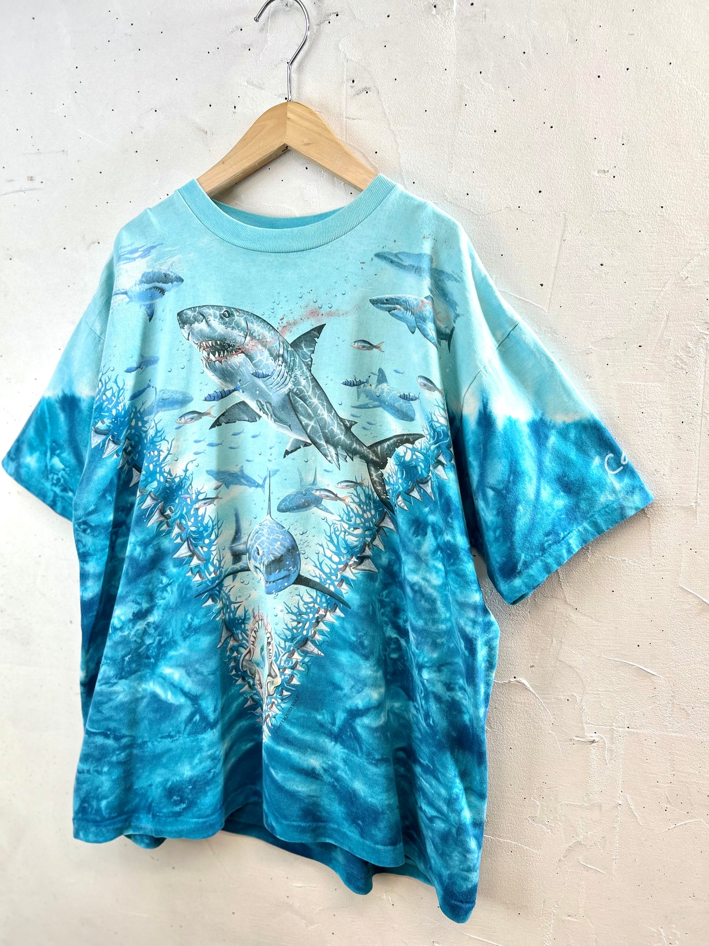 '90s TSHIRT  〜LIQUID BLUE〜 MADE IN USA [E30147]