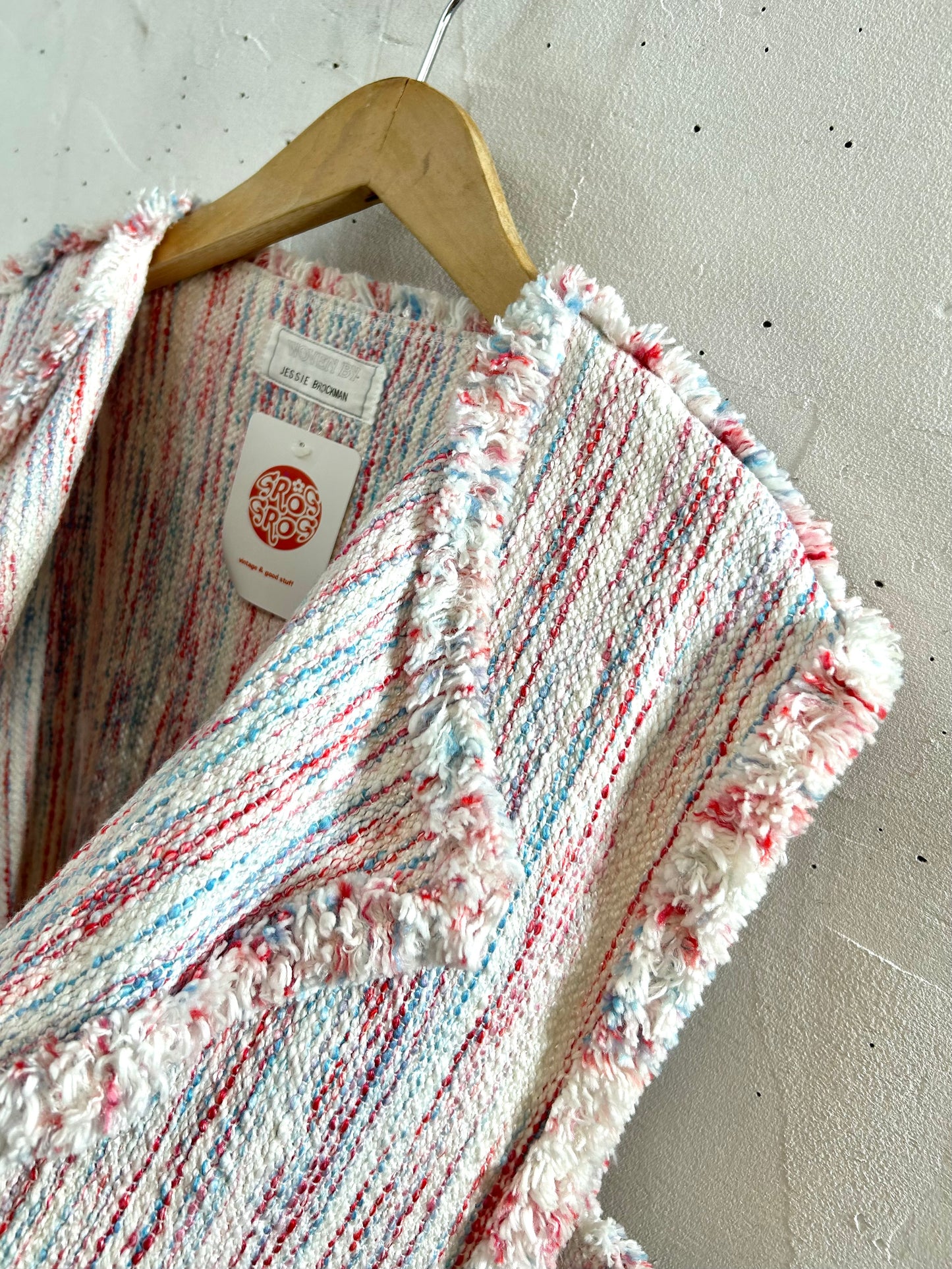 Vintage Hand Woven Vest [L29065]