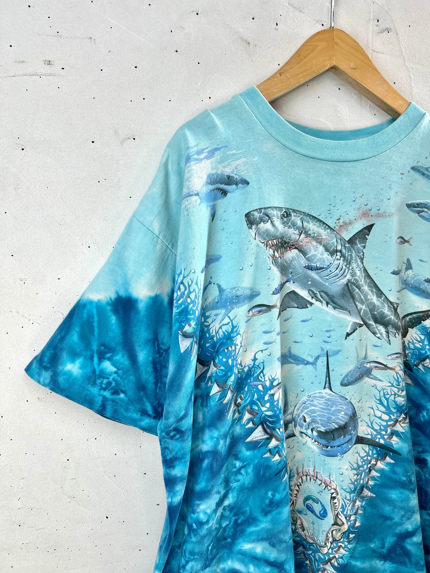 '90s TSHIRT  〜LIQUID BLUE〜 MADE IN USA [E30147]