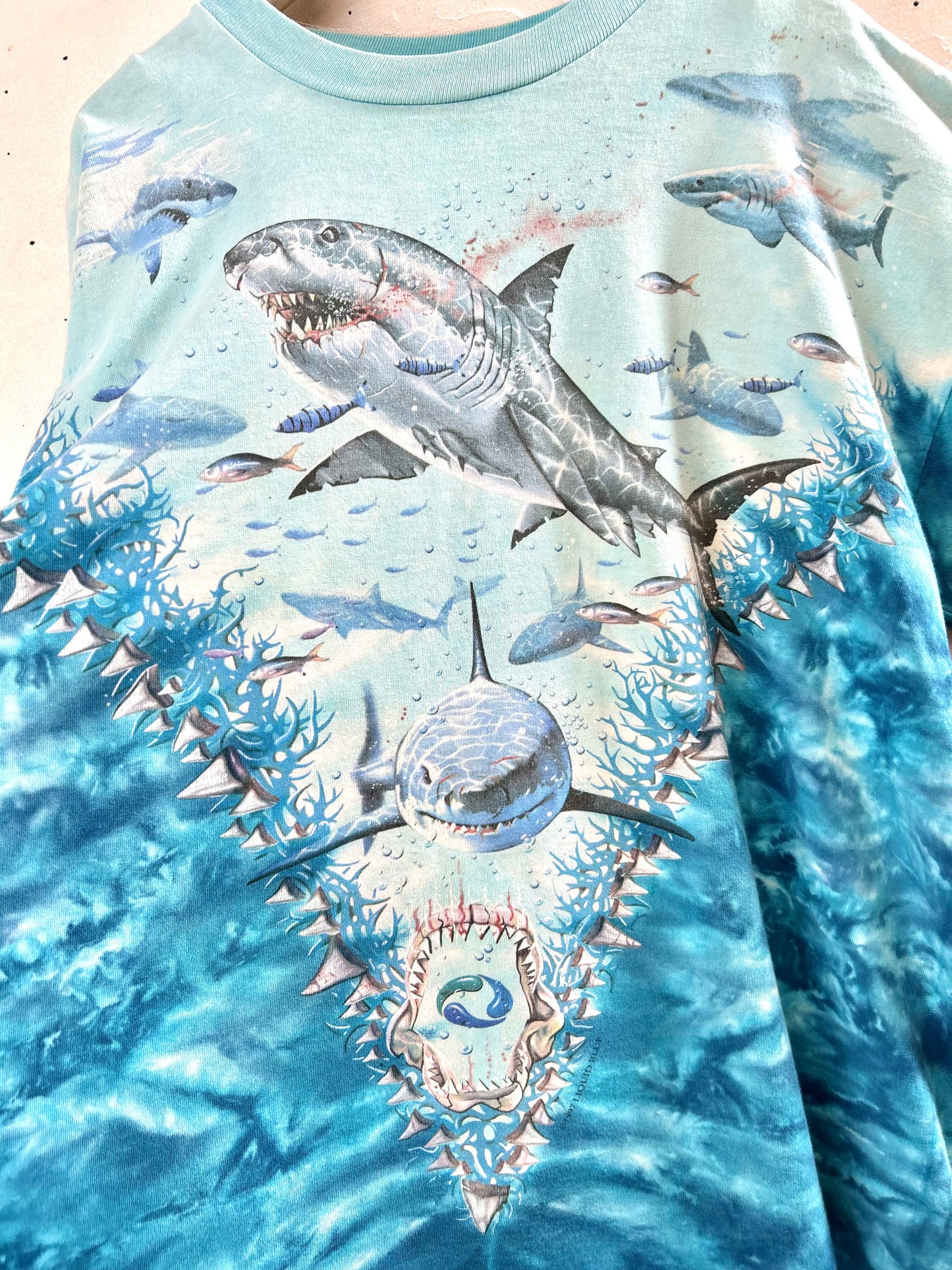 '90s TSHIRT  〜LIQUID BLUE〜 MADE IN USA [E30147]