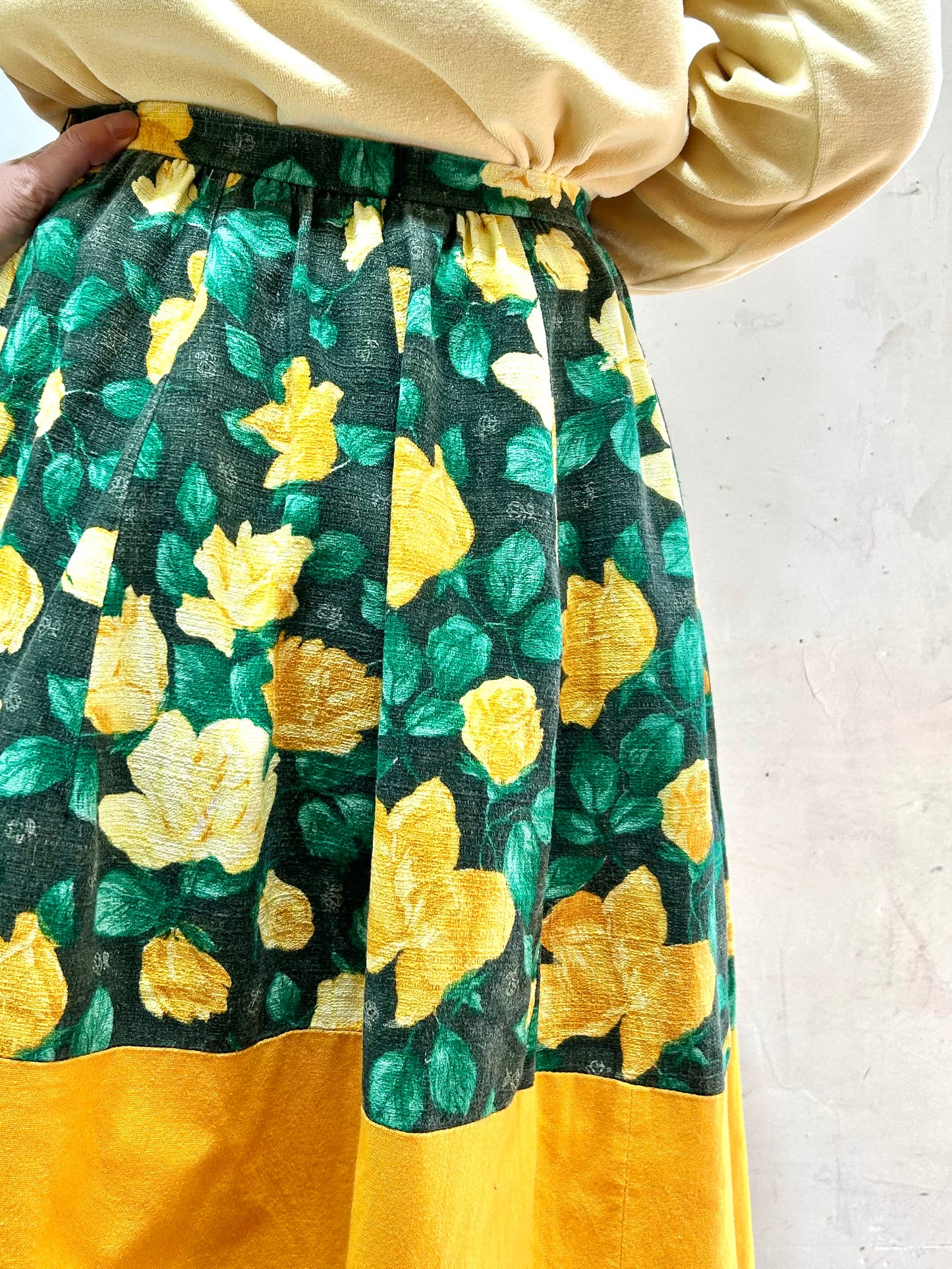 Vintage Flower Skirt [C26518]