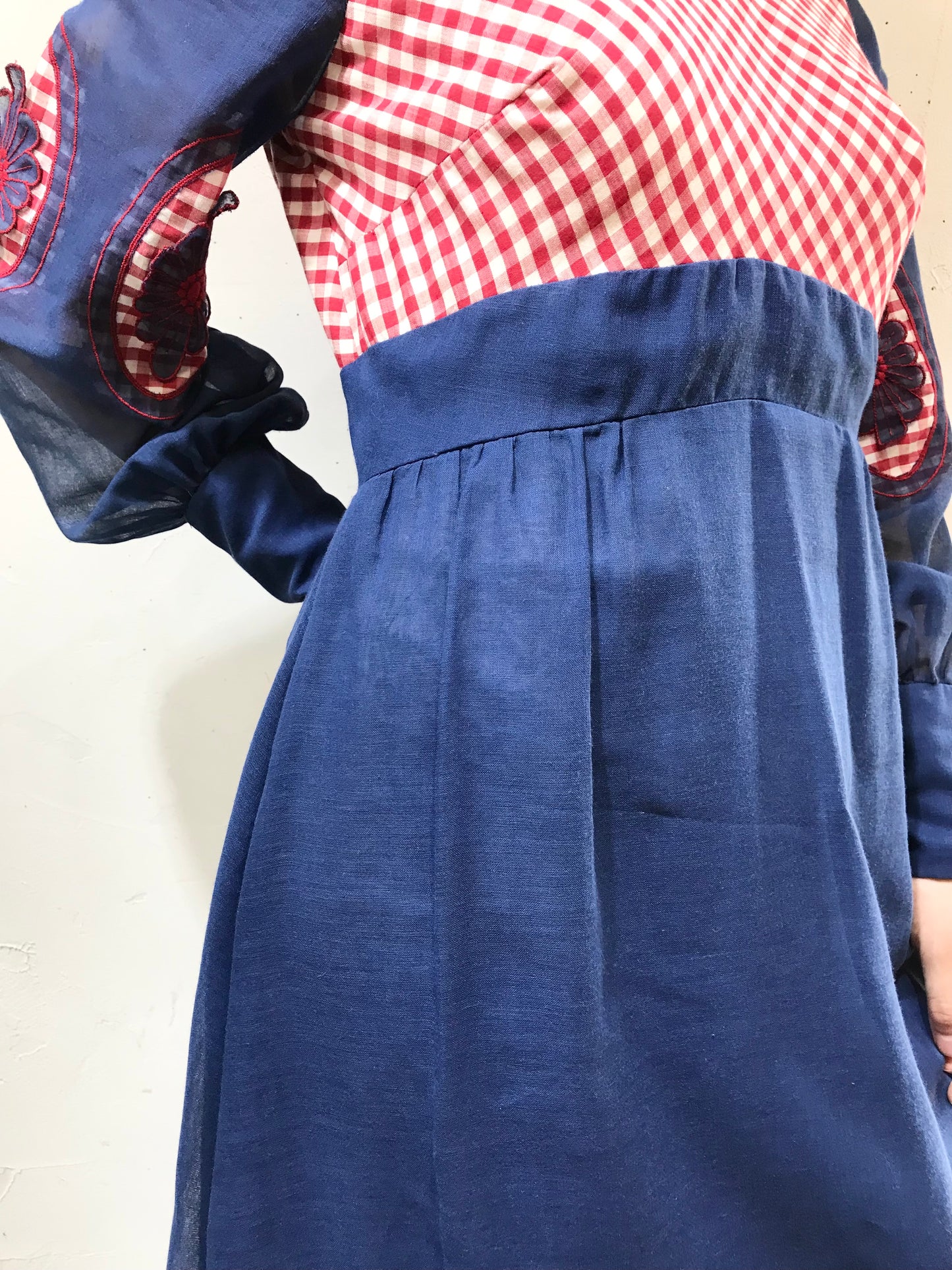 ’70s Vintage Dress 〜Elinor Gay[G24399]