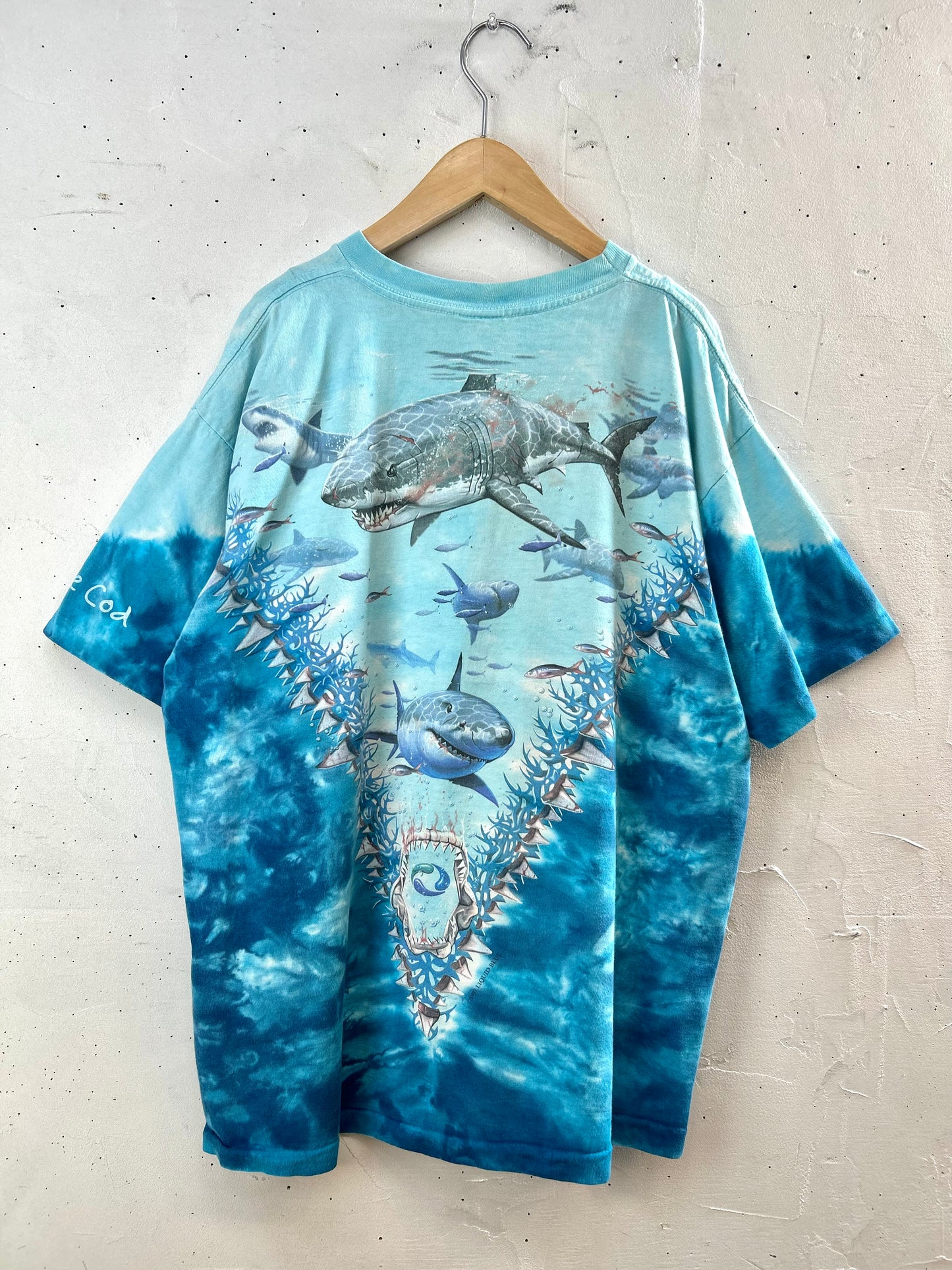 '90s TSHIRT  〜LIQUID BLUE〜 MADE IN USA [E30147]
