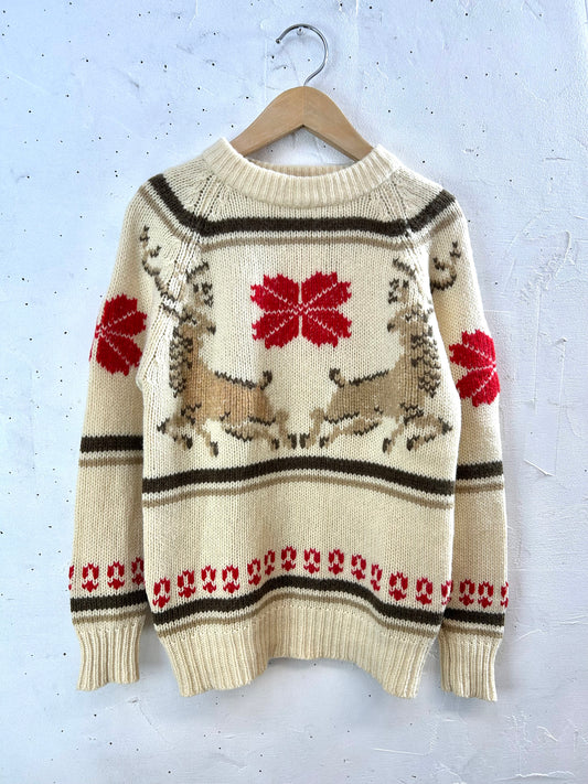 Vintage Nordic Knit Sweater [L29068]