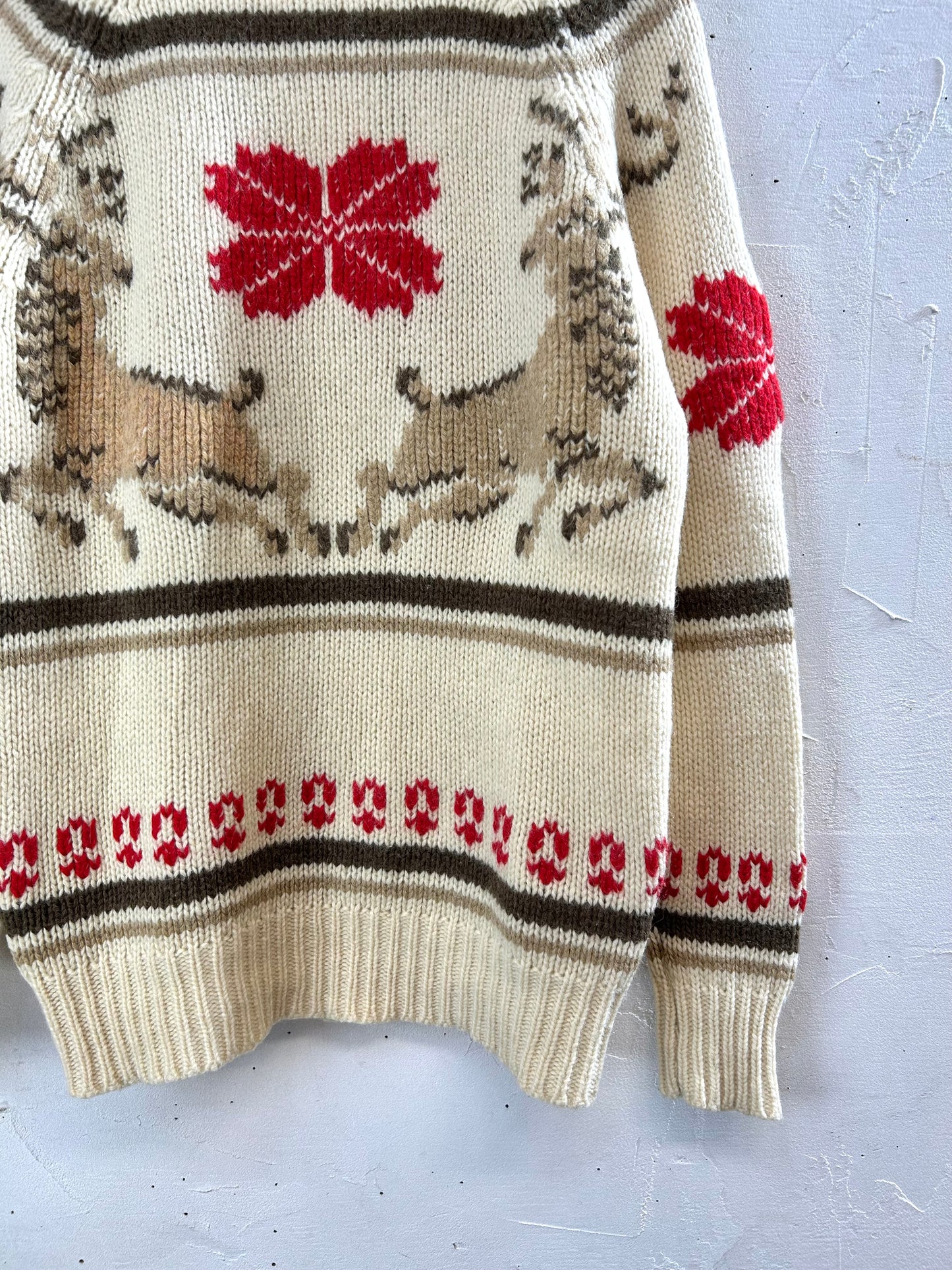 Vintage Nordic Knit Sweater [L29068]