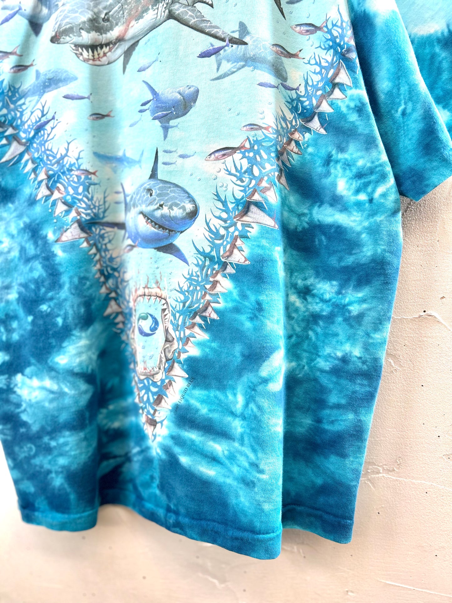 '90s TSHIRT  〜LIQUID BLUE〜 MADE IN USA [E30147]