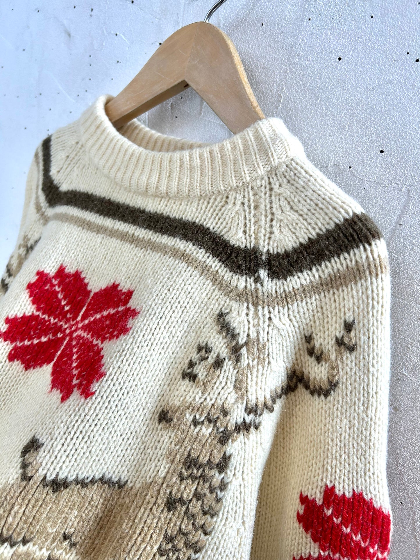 Vintage Nordic Knit Sweater [L29068]