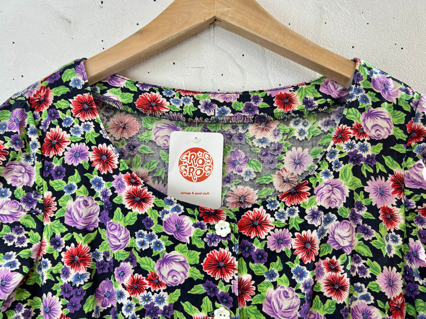 Vintage Flower Dress [D29945]