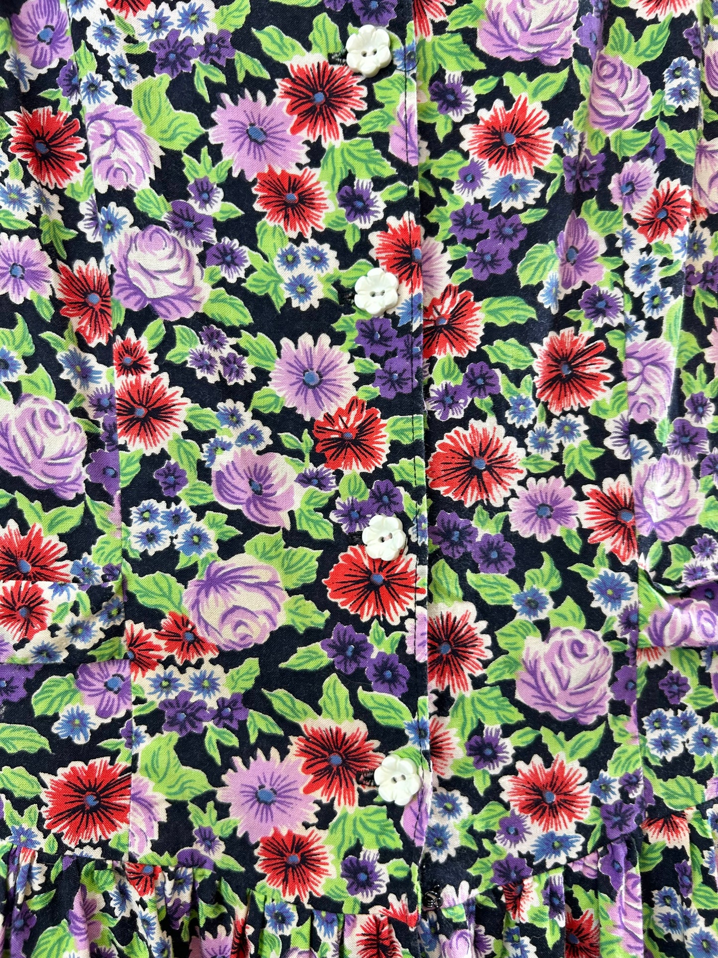 Vintage Flower Dress [D29945]