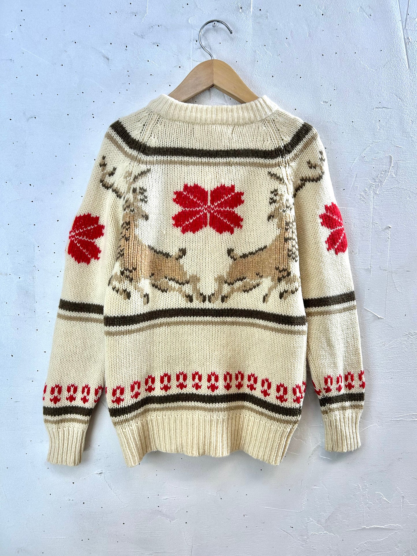 Vintage Nordic Knit Sweater [L29068]