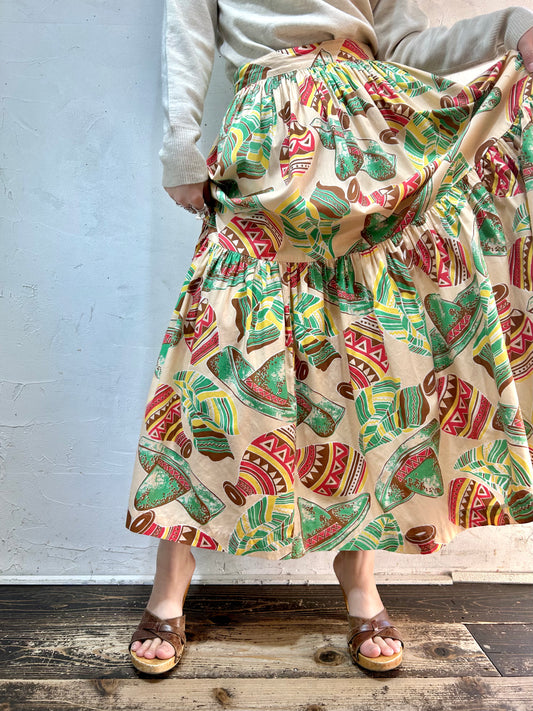 Vintage Tiered Skirt　〜BANANA REPUBLIC〜[B26366]