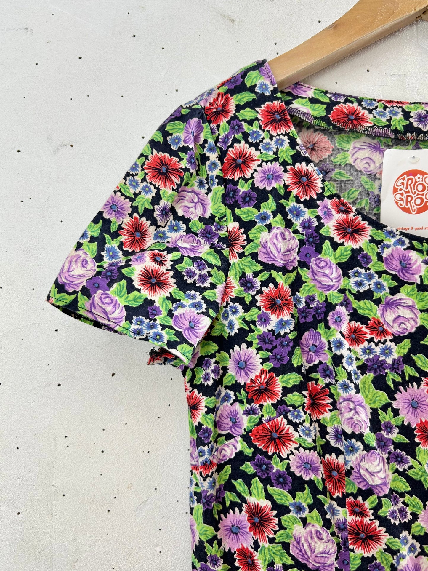 Vintage Flower Dress [D29945]
