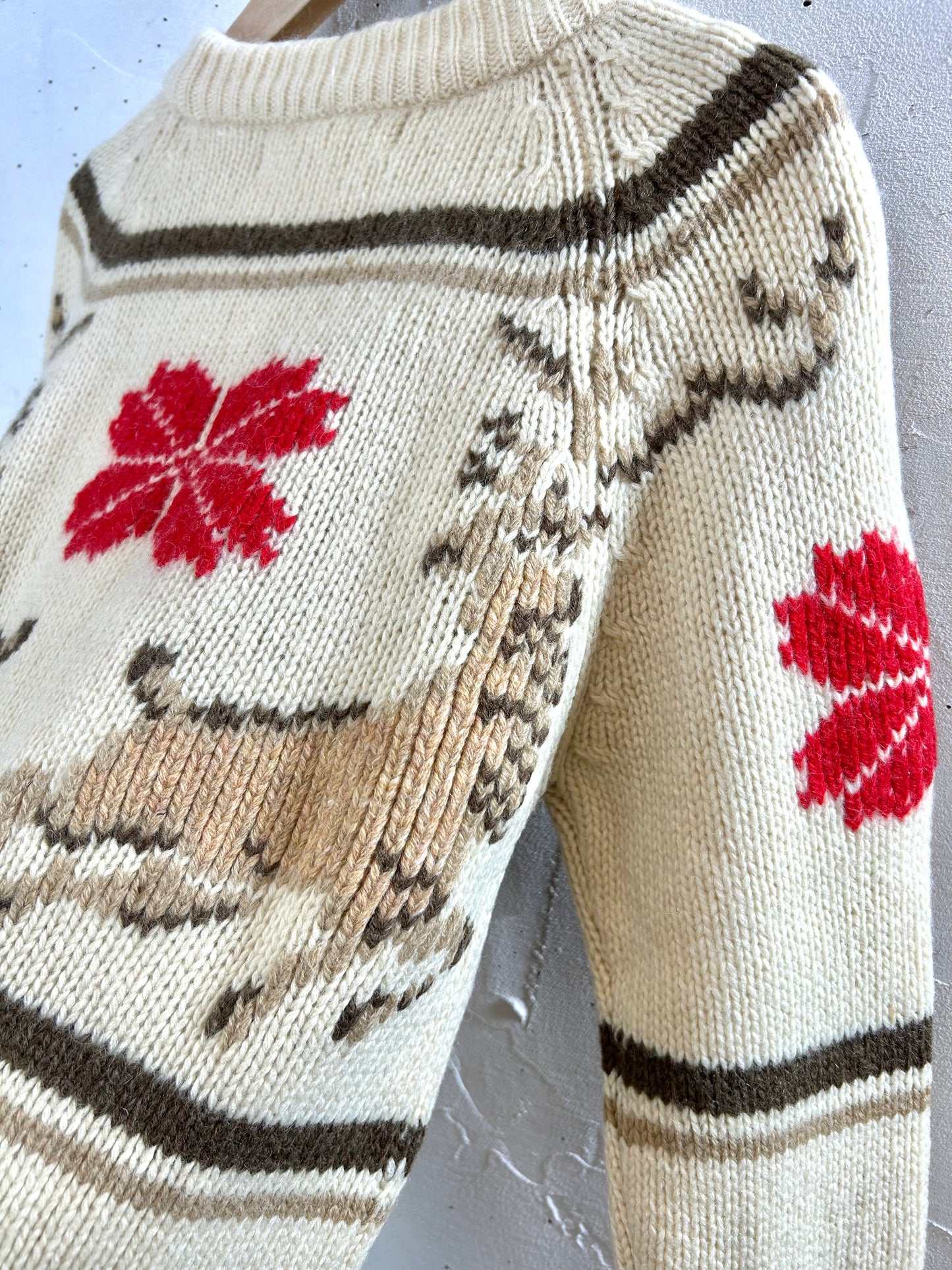 Vintage Nordic Knit Sweater [L29068]