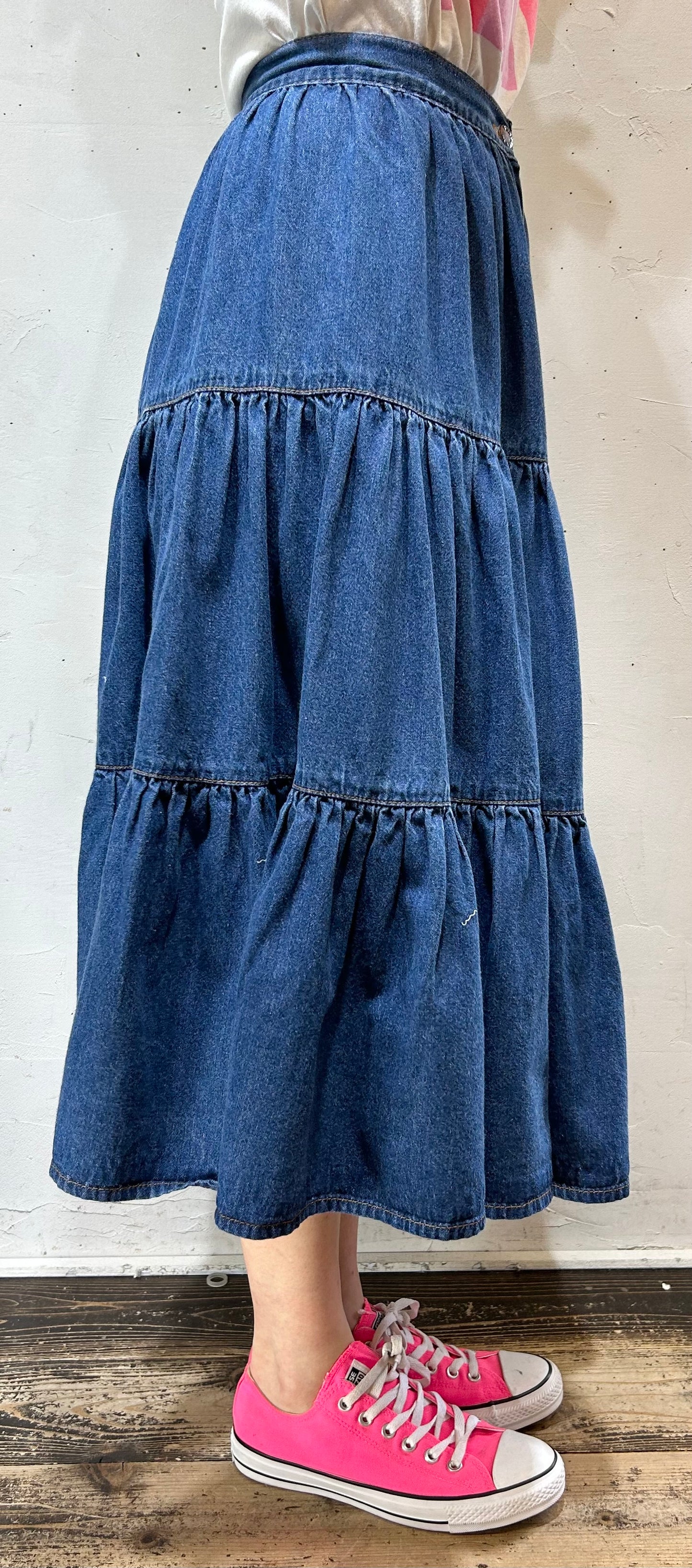Vintage Denim Skirt [E26977]
