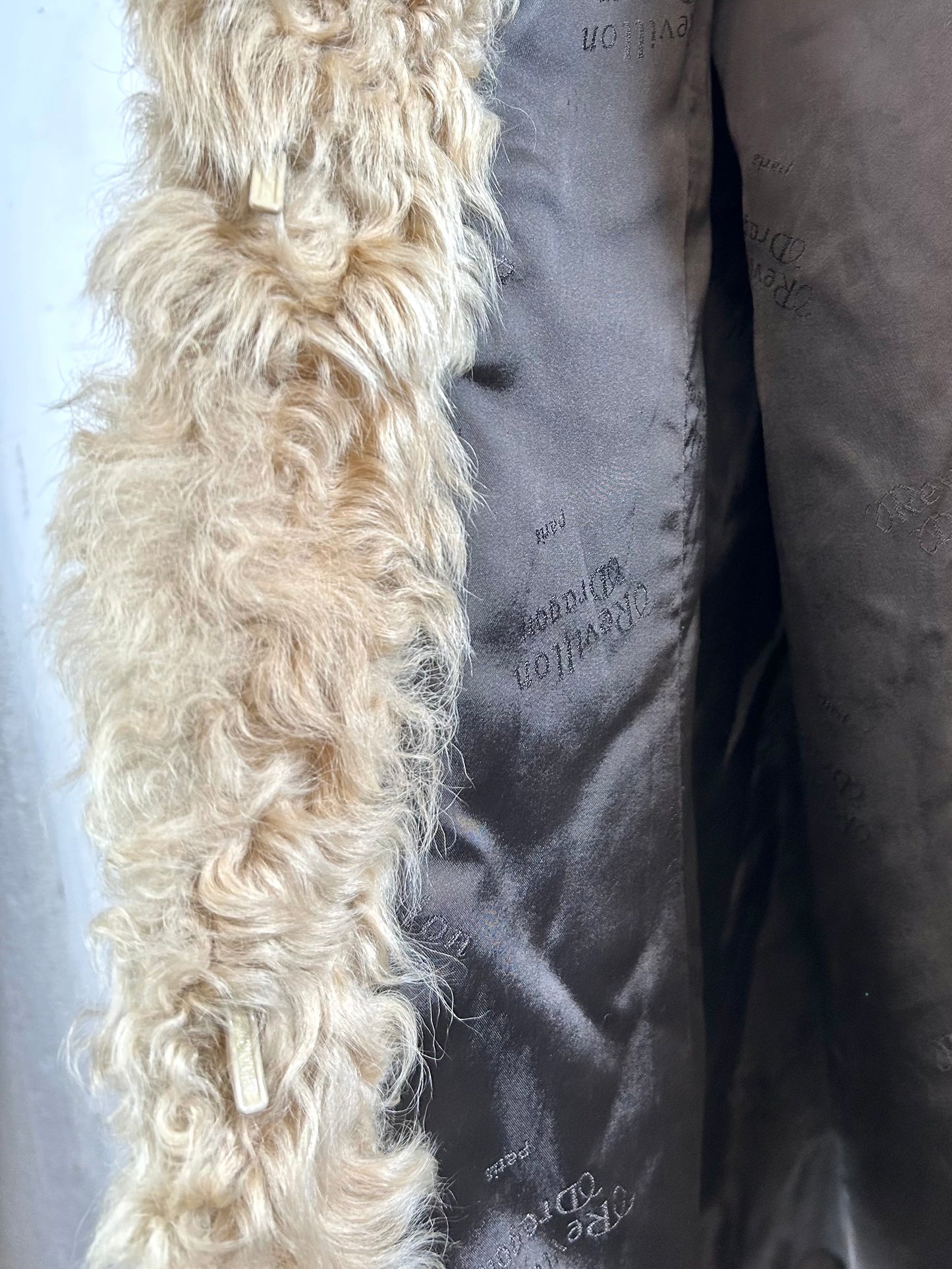 Vintage Poodle Fur Coat  [K29063]