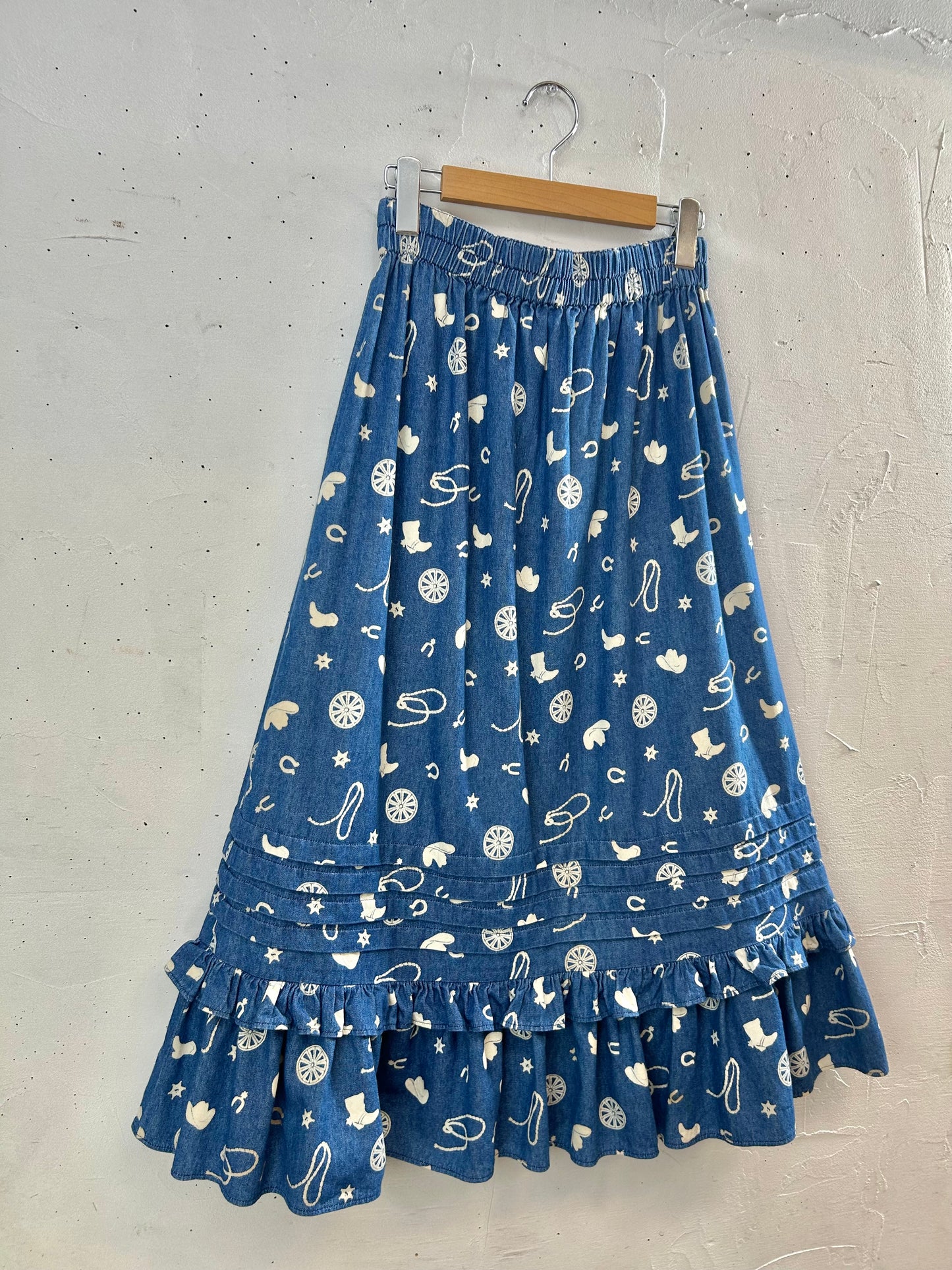 Vintage  Denim Skirt [C29724]