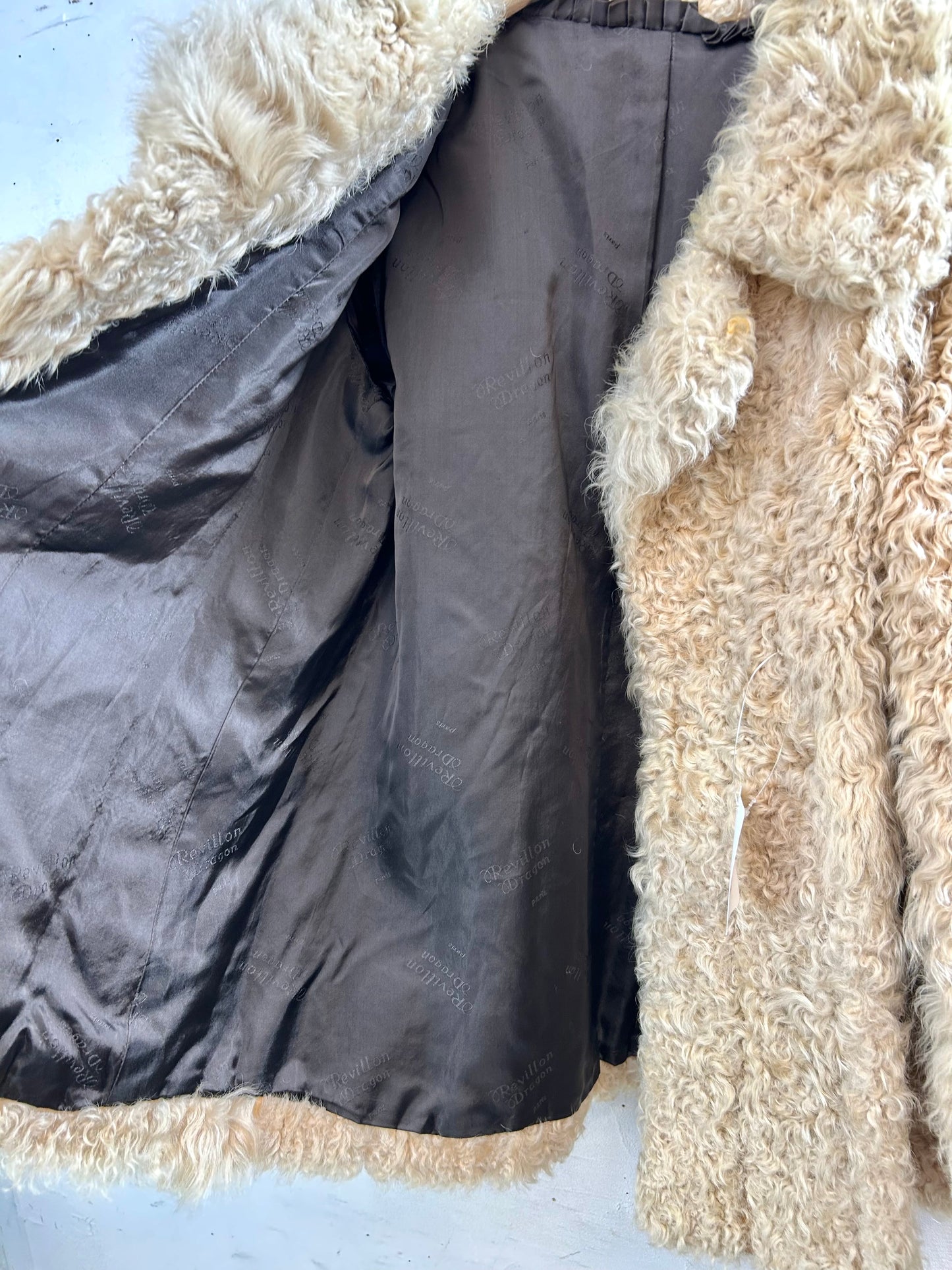 Vintage Poodle Fur Coat  [K29063]